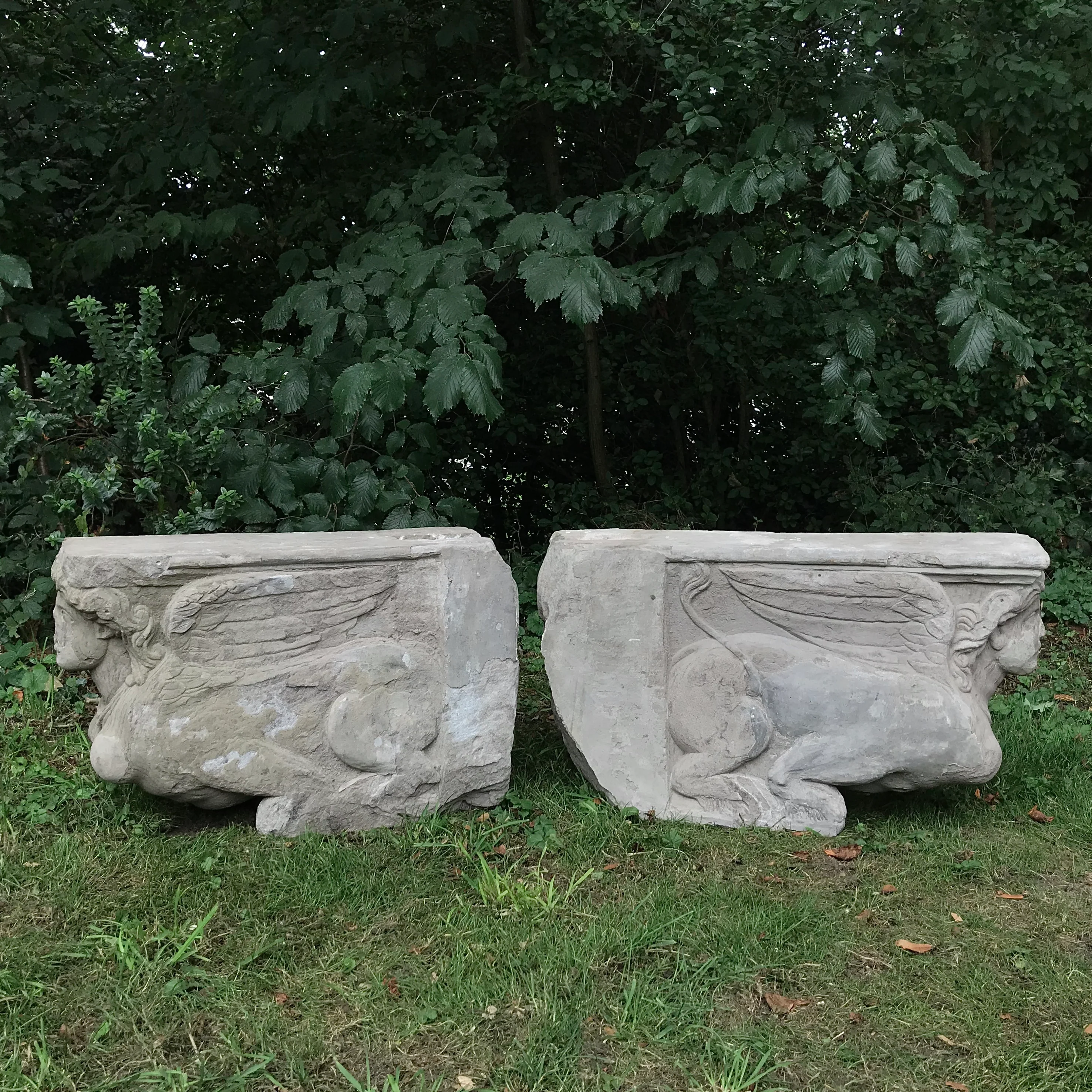 17th Century Belgian Castle Harpy Corbels - Image 12