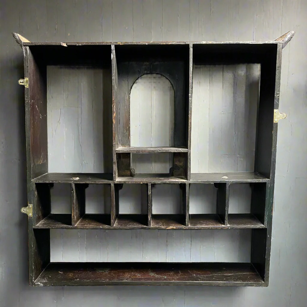 Mid-18th Century Dutch Delft Wall Rack with Original Patinated Paint, c.1740–1760 - Image 17