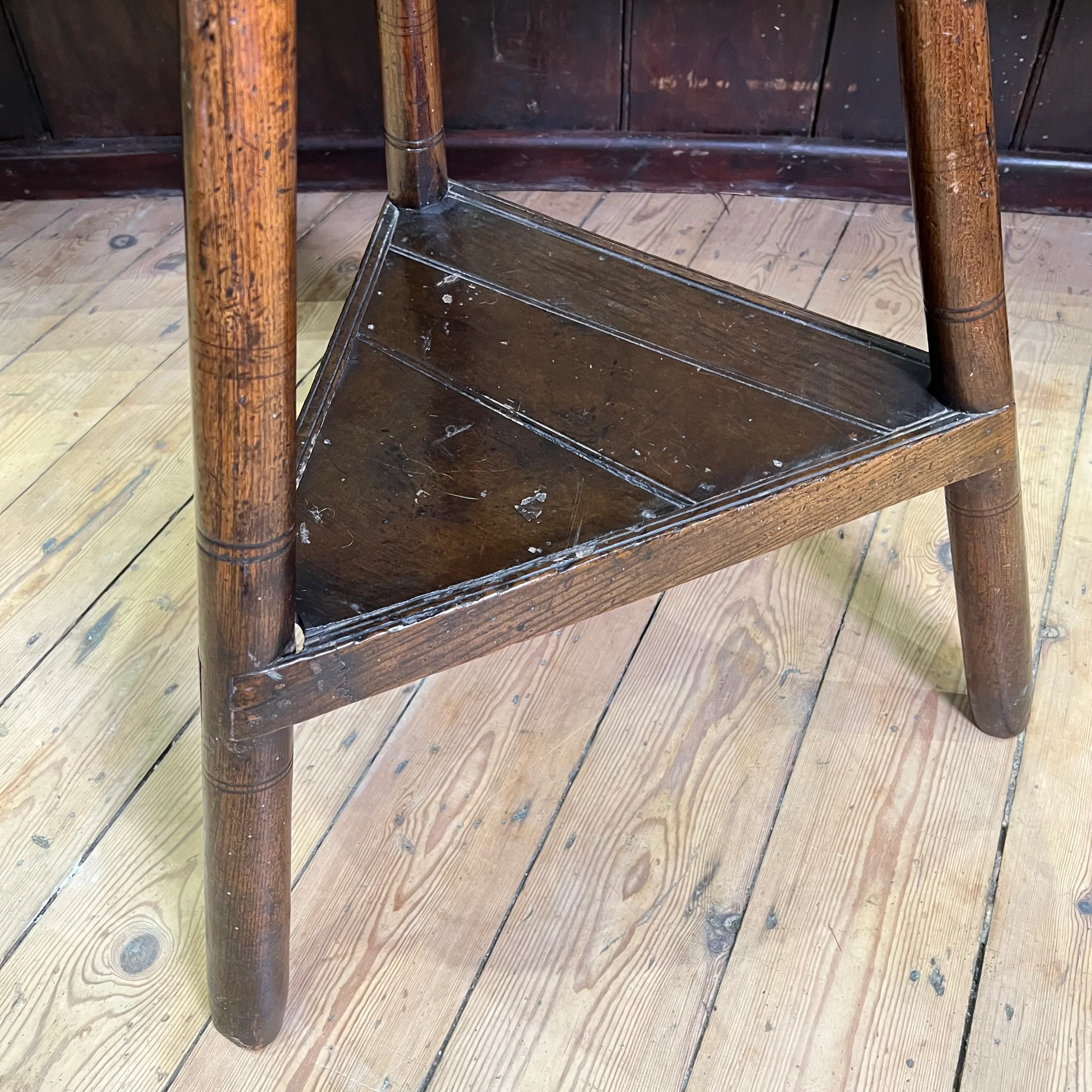 18th Century English Cricket Table in Pine and Ash - Image 9