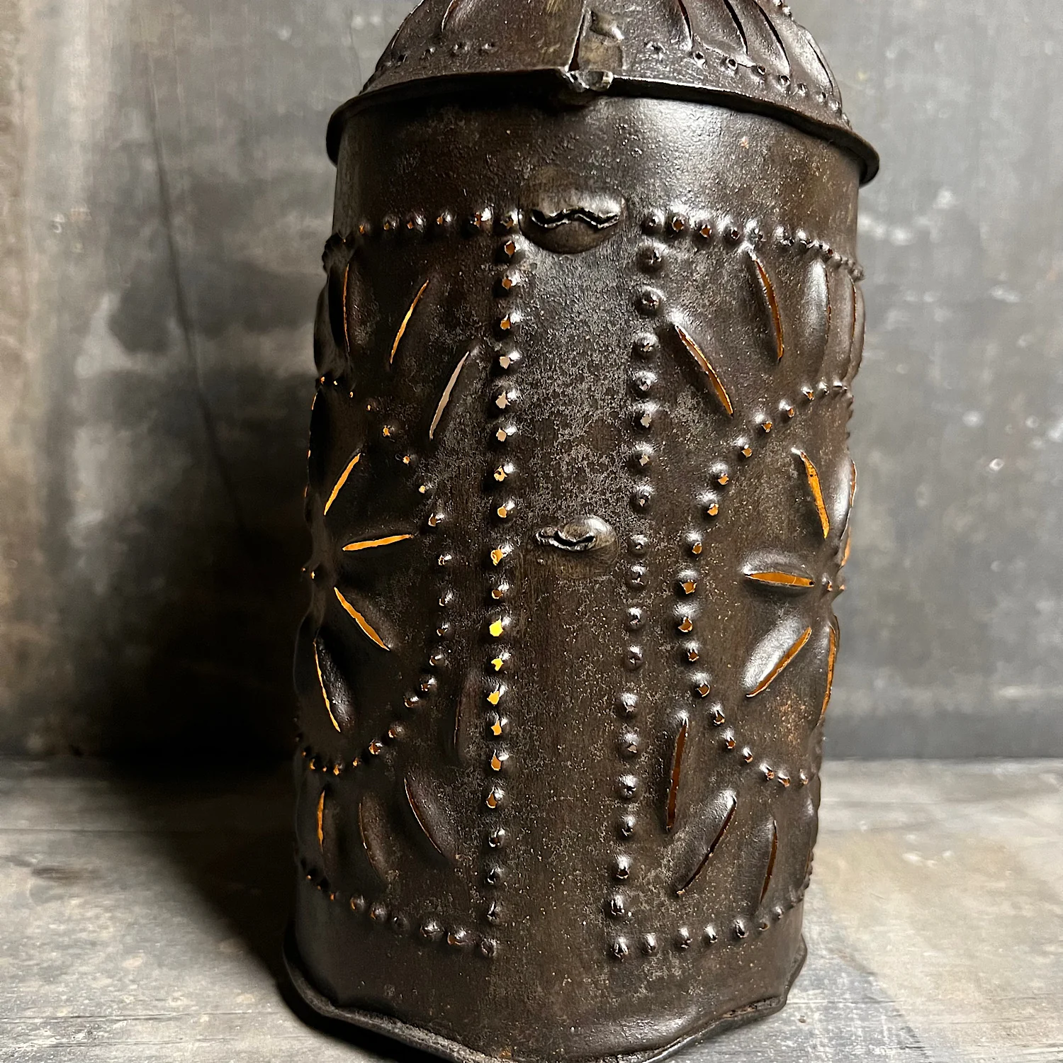 18th Century Iron Pendant Lantern M - Image 7
