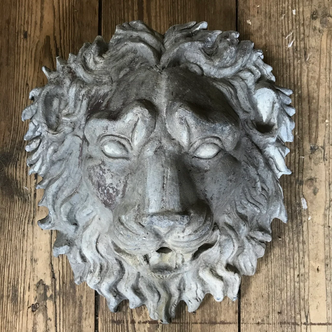 H.Crowther Lion Head Wall Fountain c.1920 - Image 3