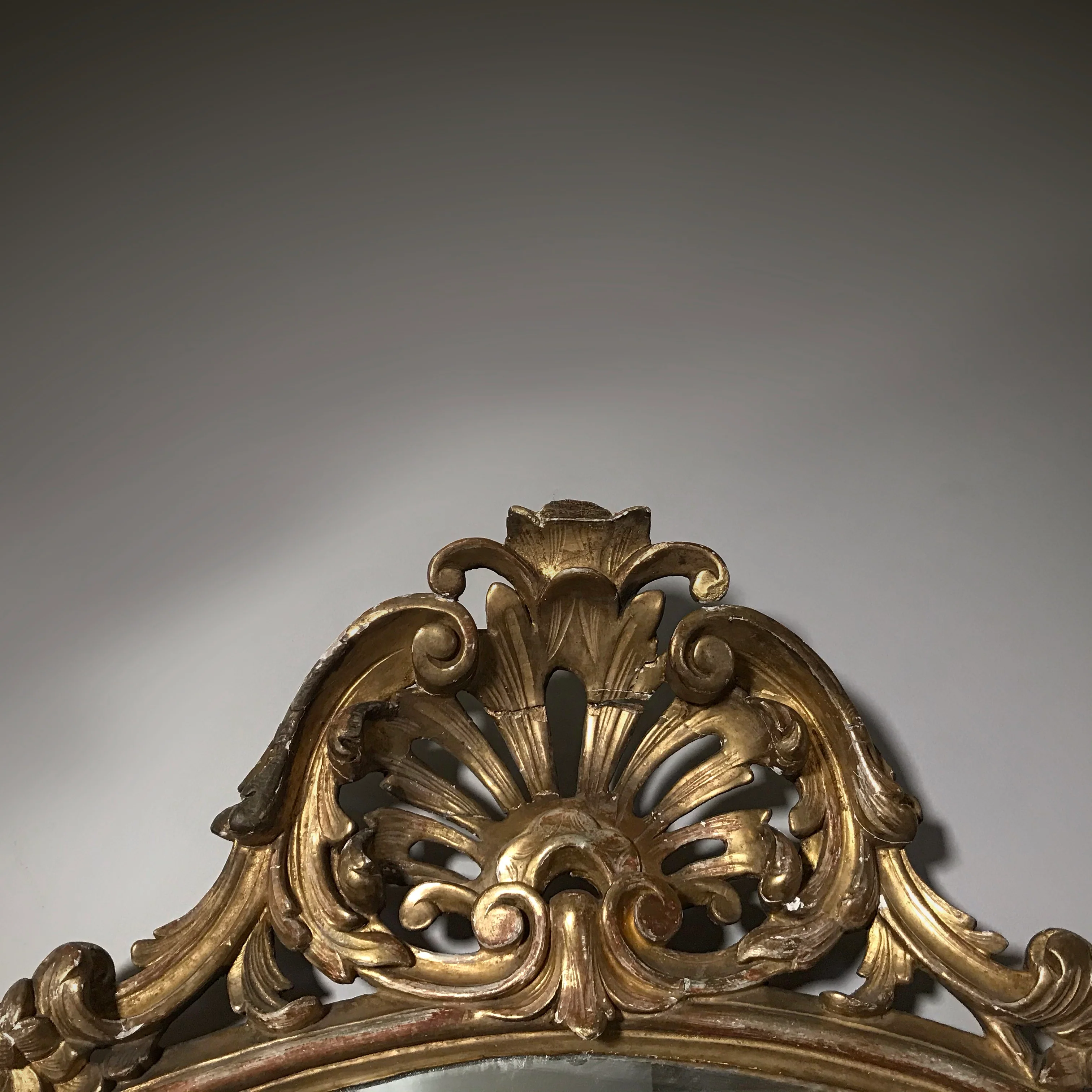 19th Century French Gilt Carved Mirror - Image 5