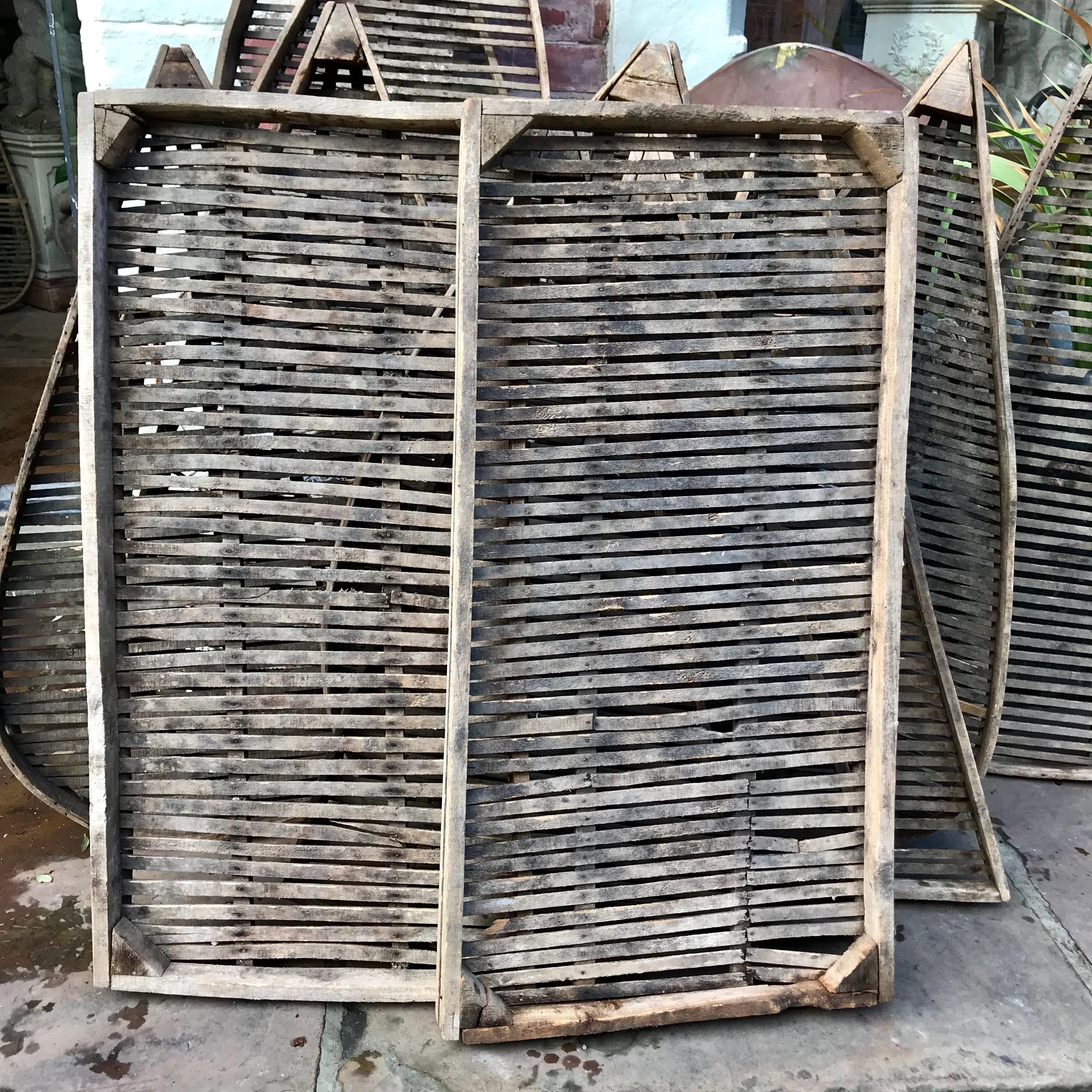 20th c. Geometric French Prune Drying Racks - Image 2
