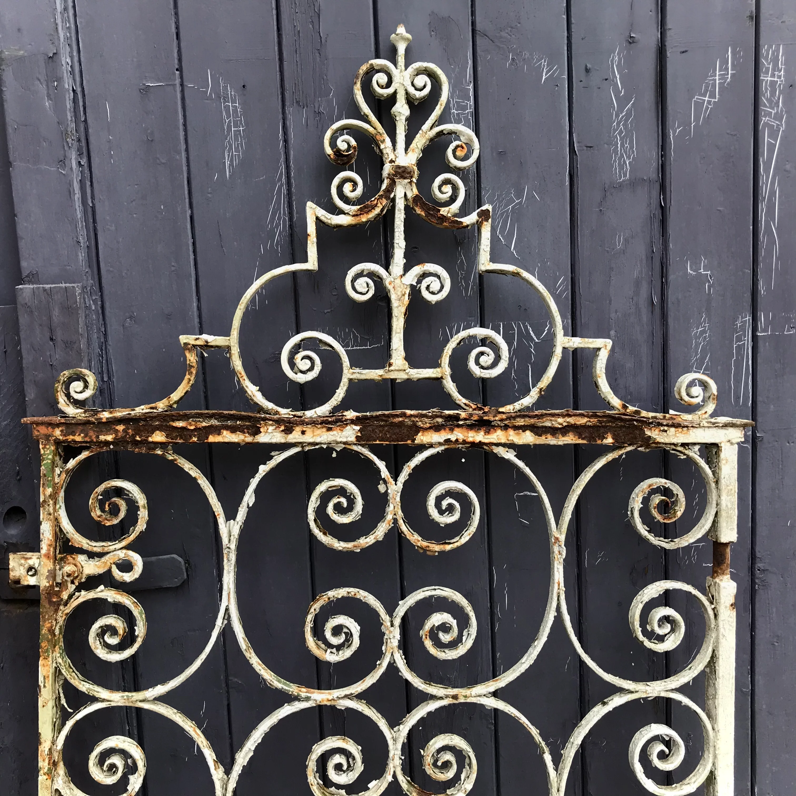 A Pair of Georgian Wrought Iron Gates - Image 2