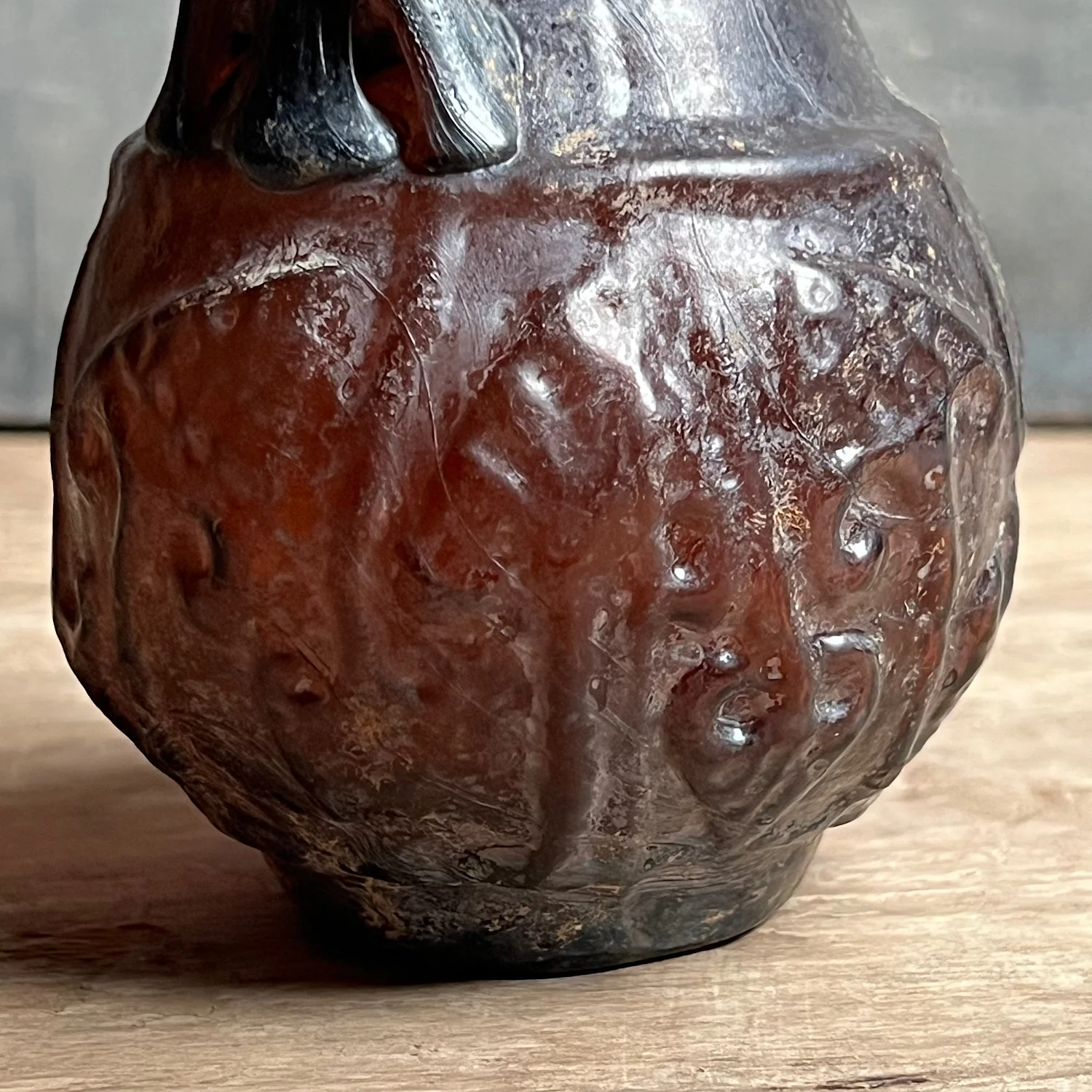 A Roman Aubergine Glass Trefoil-Lipped Jug c. 1st Century A.D. - Image 11