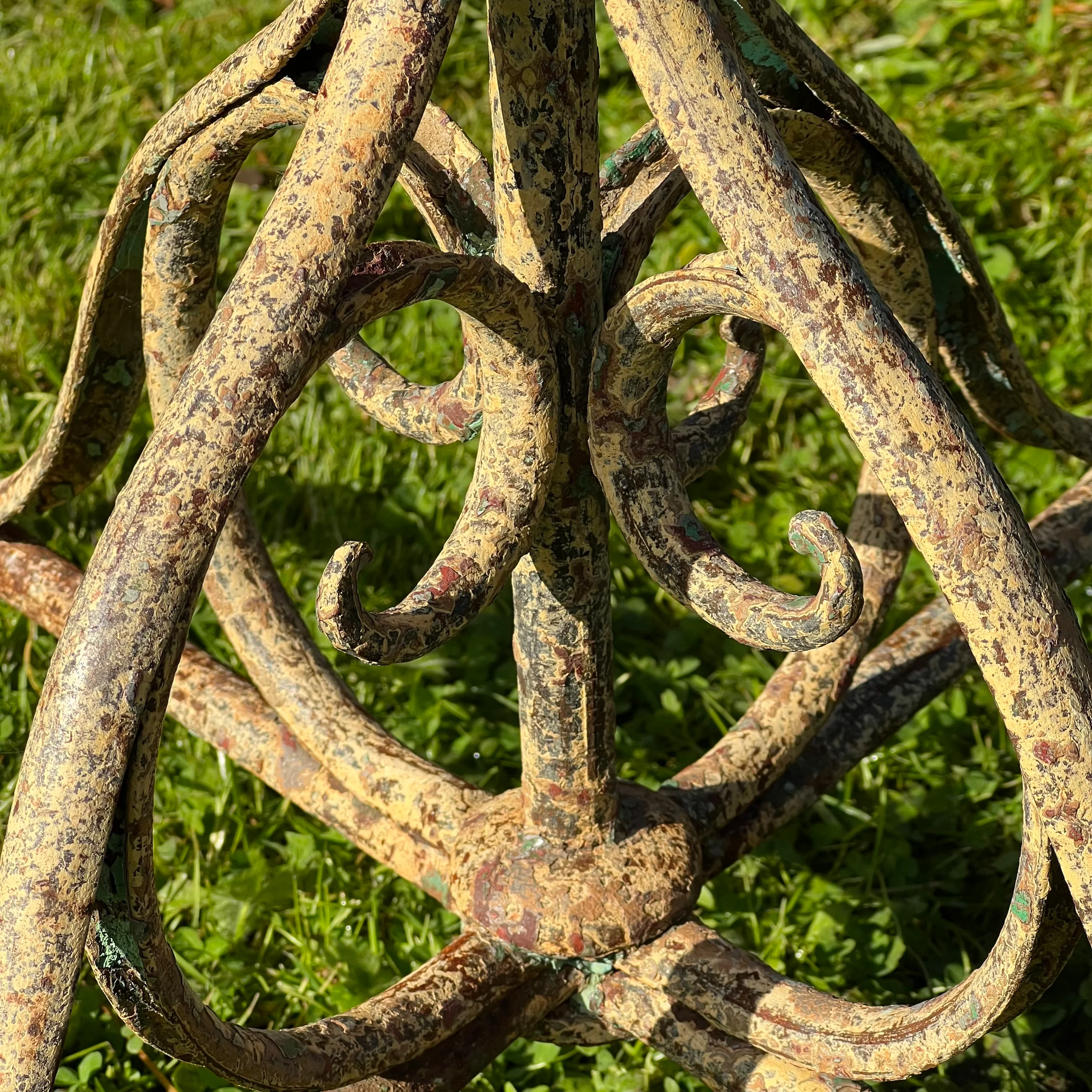 Arras Wrought Iron Garden Table, France c.1900–1920 - Image 3