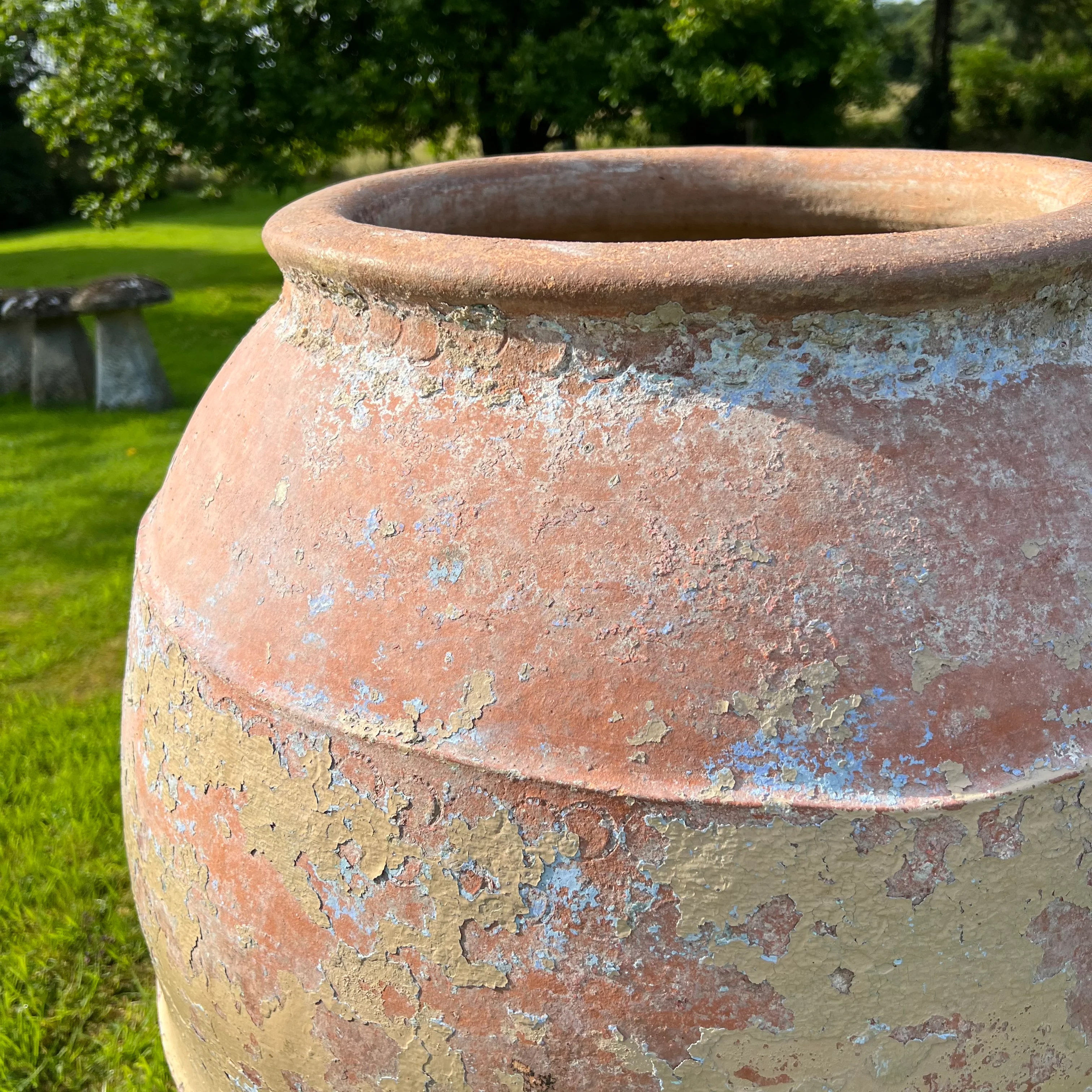 Oversized Mediterranean Terracotta Storage Jar Early to Mid 20th Century - Image 5