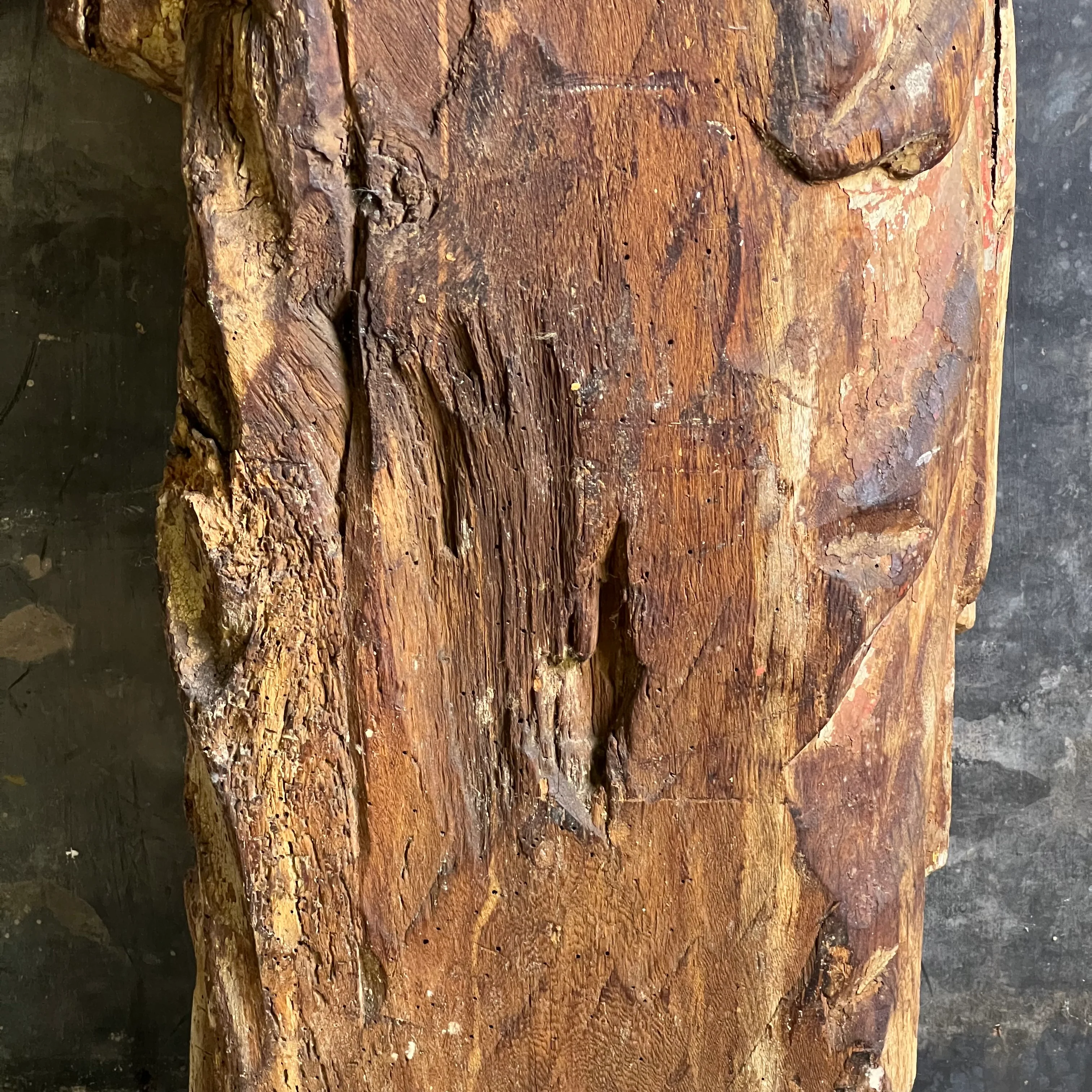 Carved Oak Figure of Saint James the Greater c.1470-1520 - Image 12