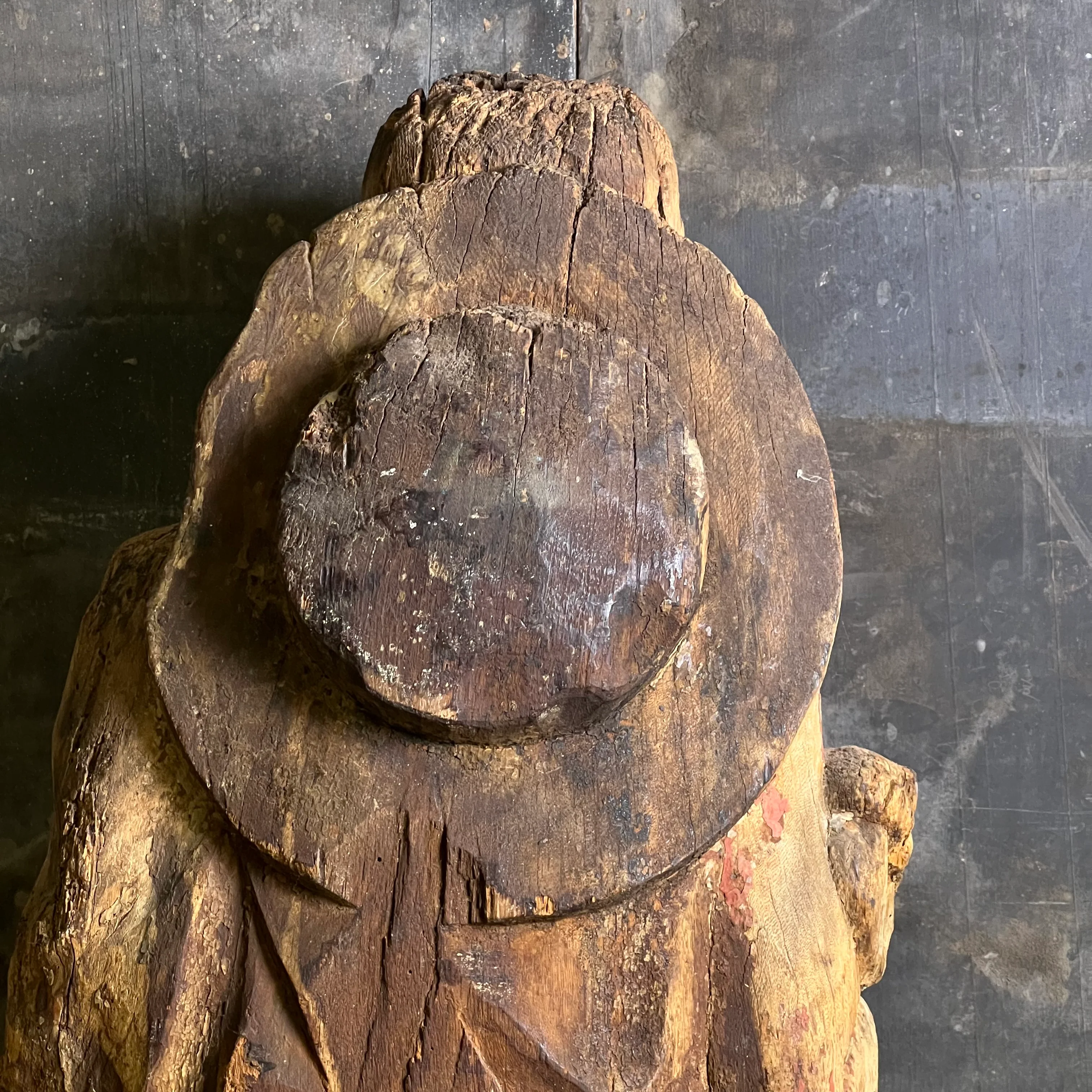 Carved Oak Figure of Saint James the Greater c.1470-1520 - Image 14