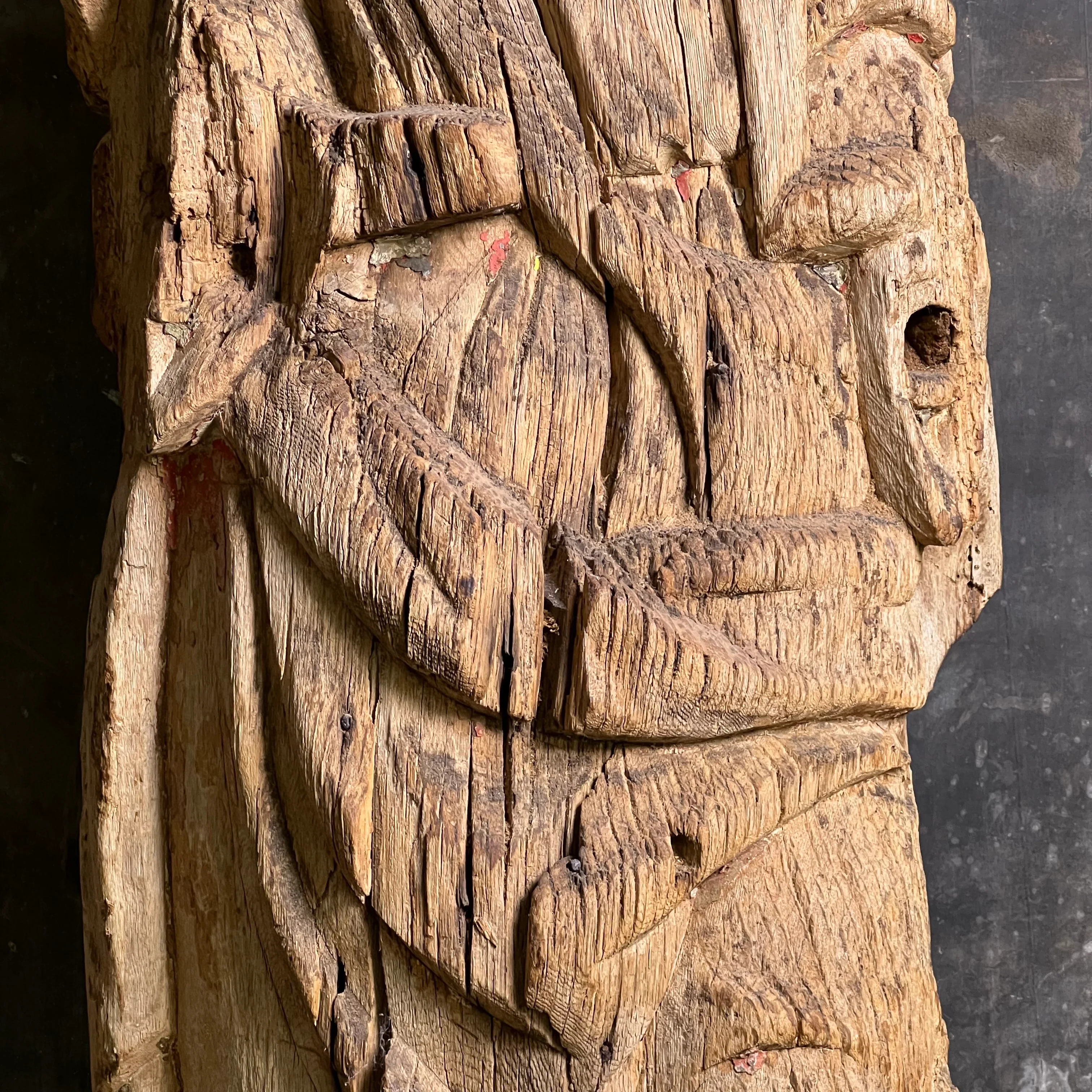 Carved Oak Figure of Saint James the Greater c.1470-1520 - Image 29
