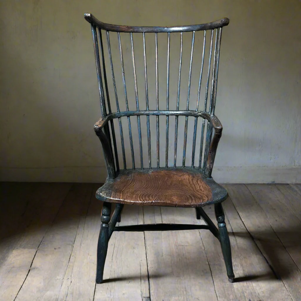 Leicestershire Comb-Back Windsor Armchair c.1780–1800 - Image 16