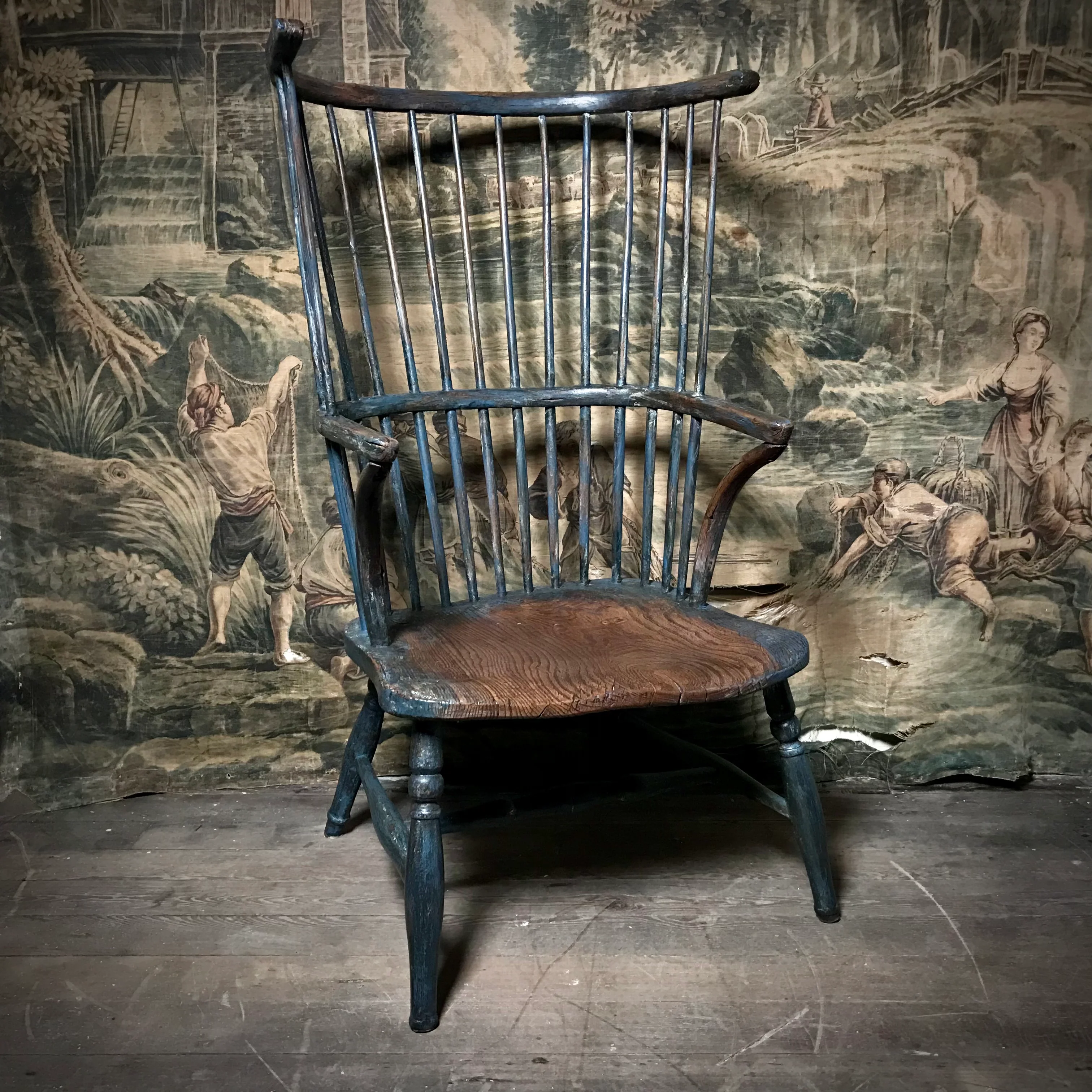 Leicestershire Comb-Back Windsor Armchair c.1780–1800 - Image 2