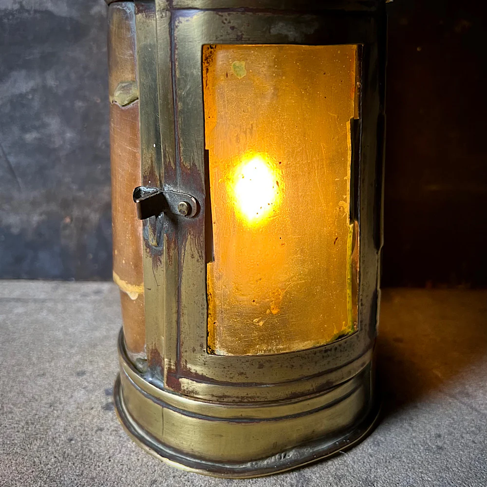 Ecclesiastical Brass and Horn ‘Lanthorn’ Lantern c.1700 - Image 6