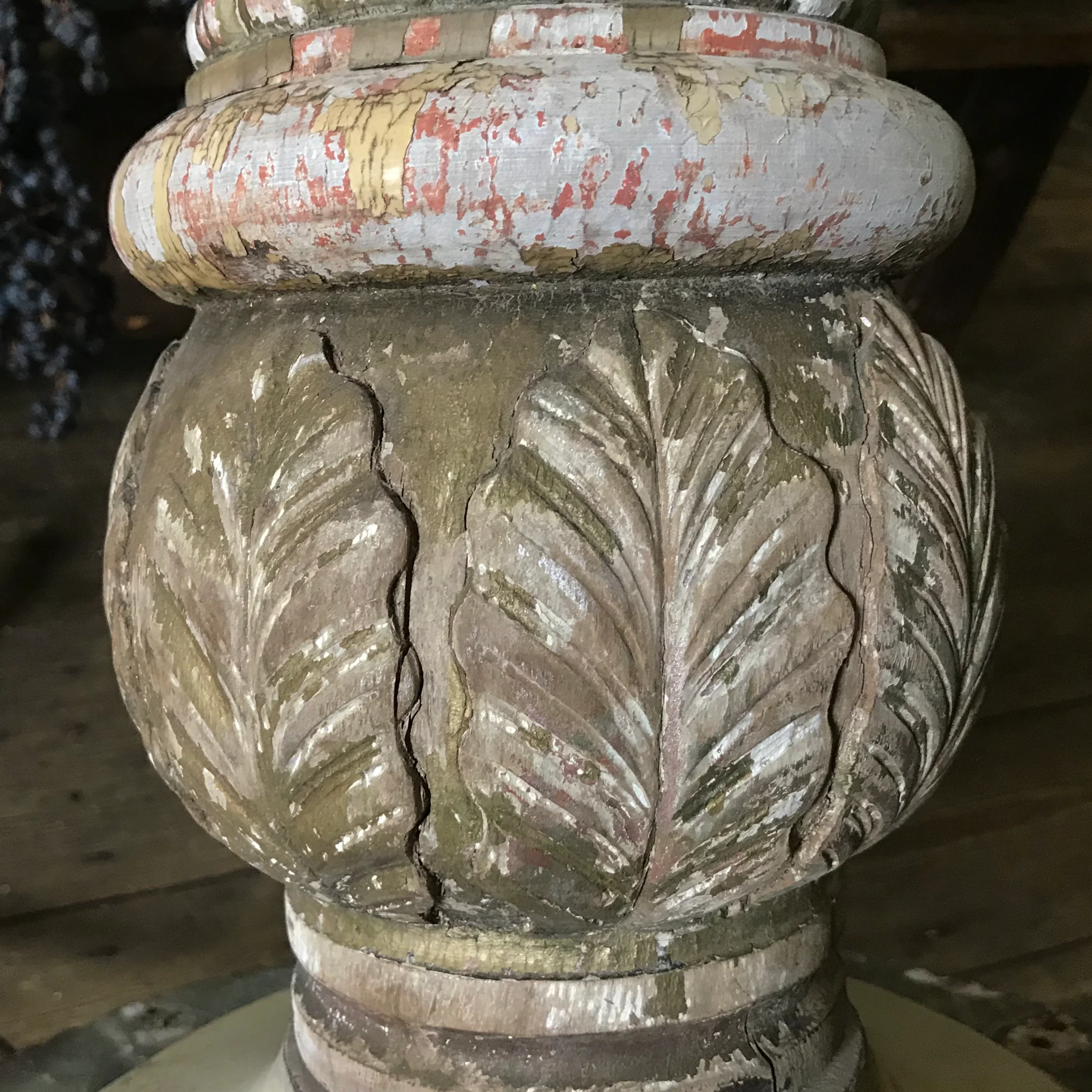 English Chandelier with Blacksmith Made Arms c.1780 - Image 4