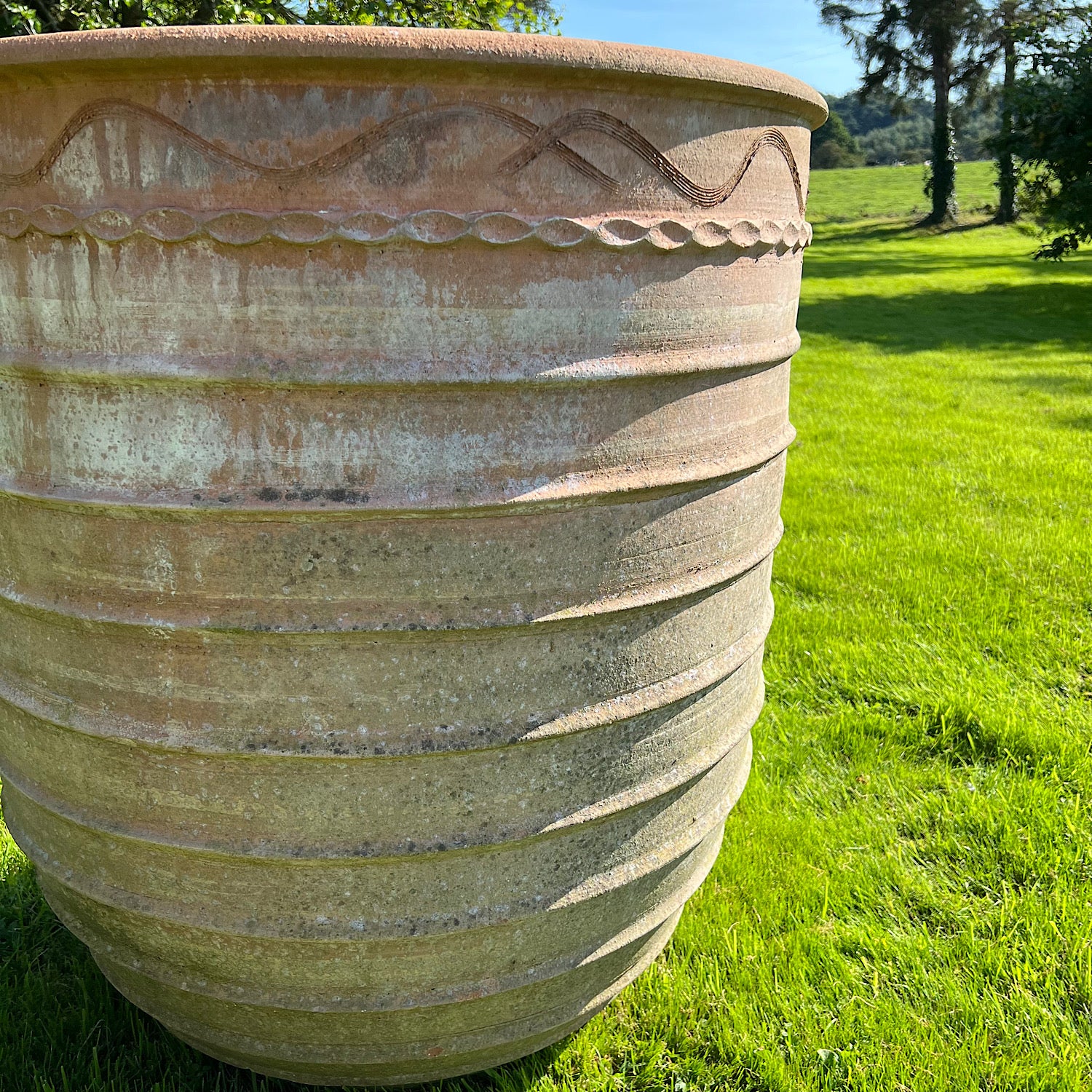 Enormous Cretan Terracotta Planter - Image 8