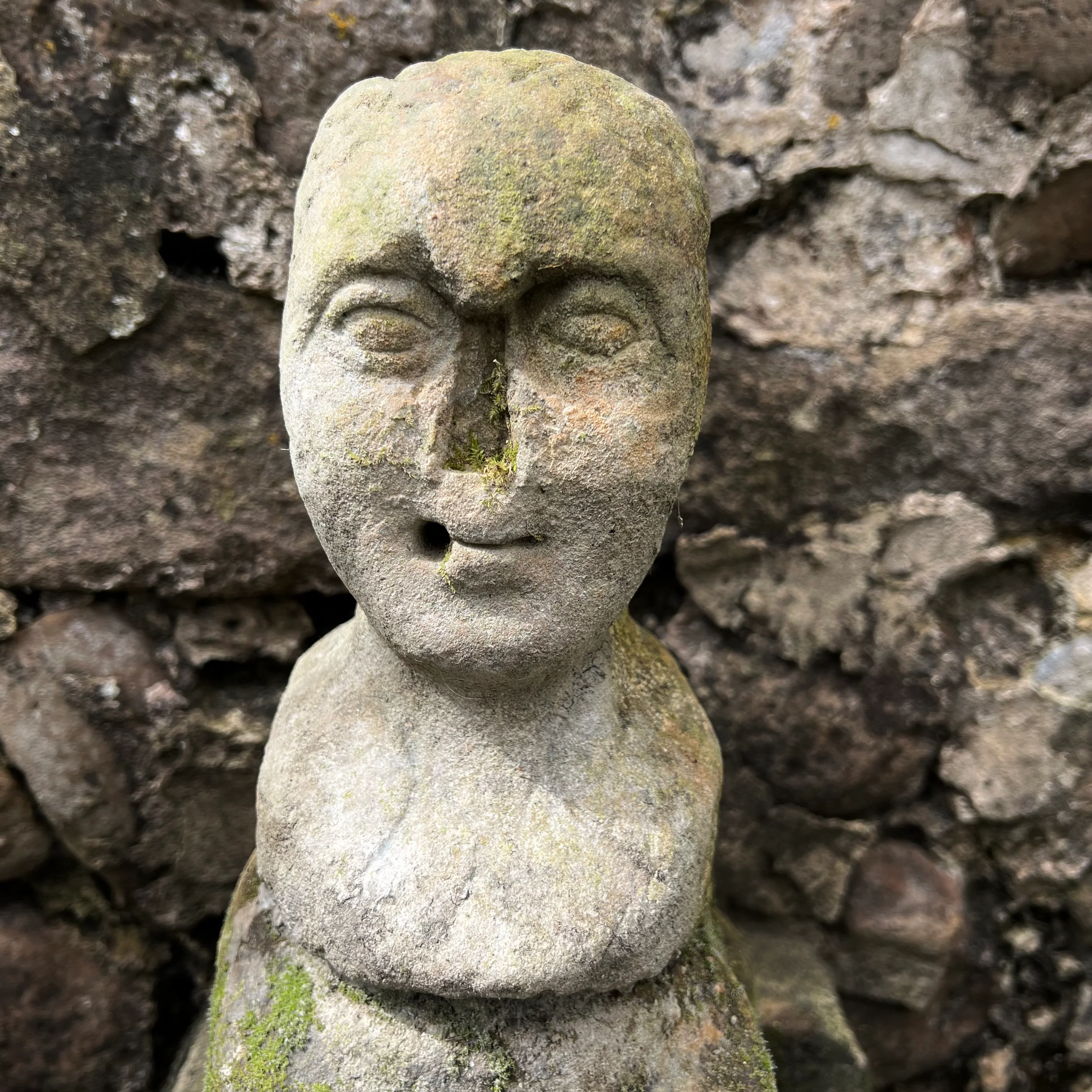 Yorkshire Celtic Carved Stone Head - Image 13
