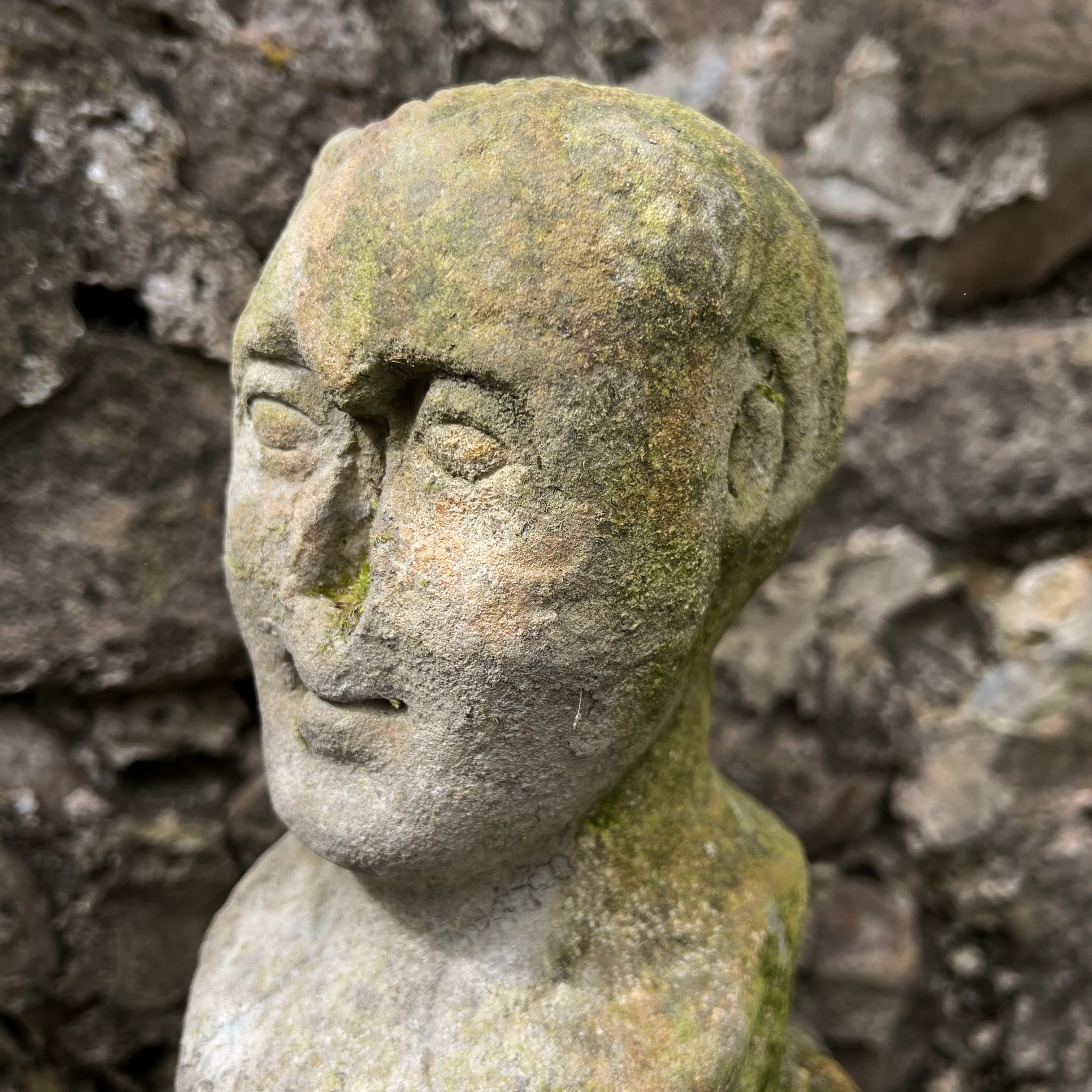 Yorkshire Celtic Carved Stone Head - Image 17