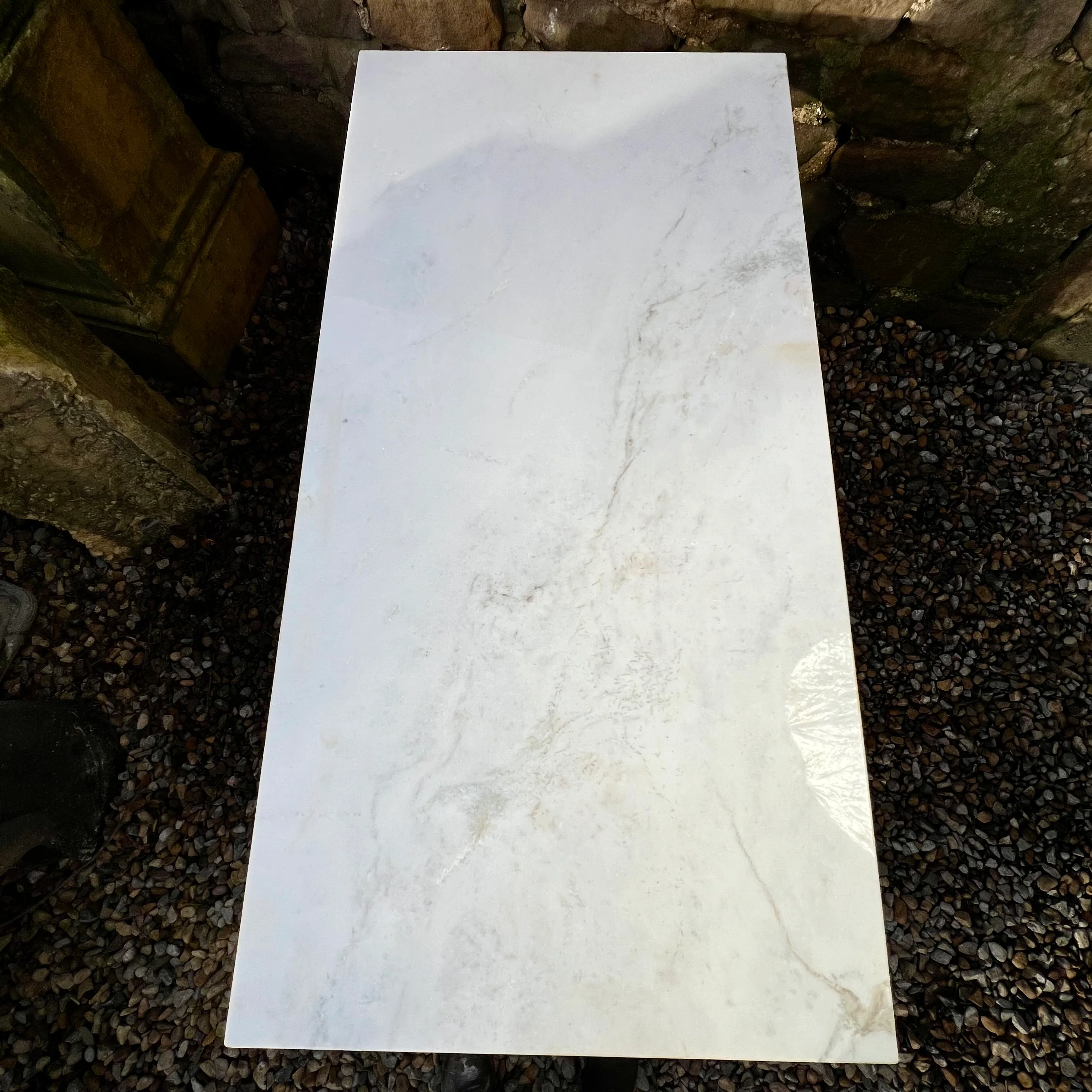French Carrara Marble Topped Bistro Table c.1890 - Image 11