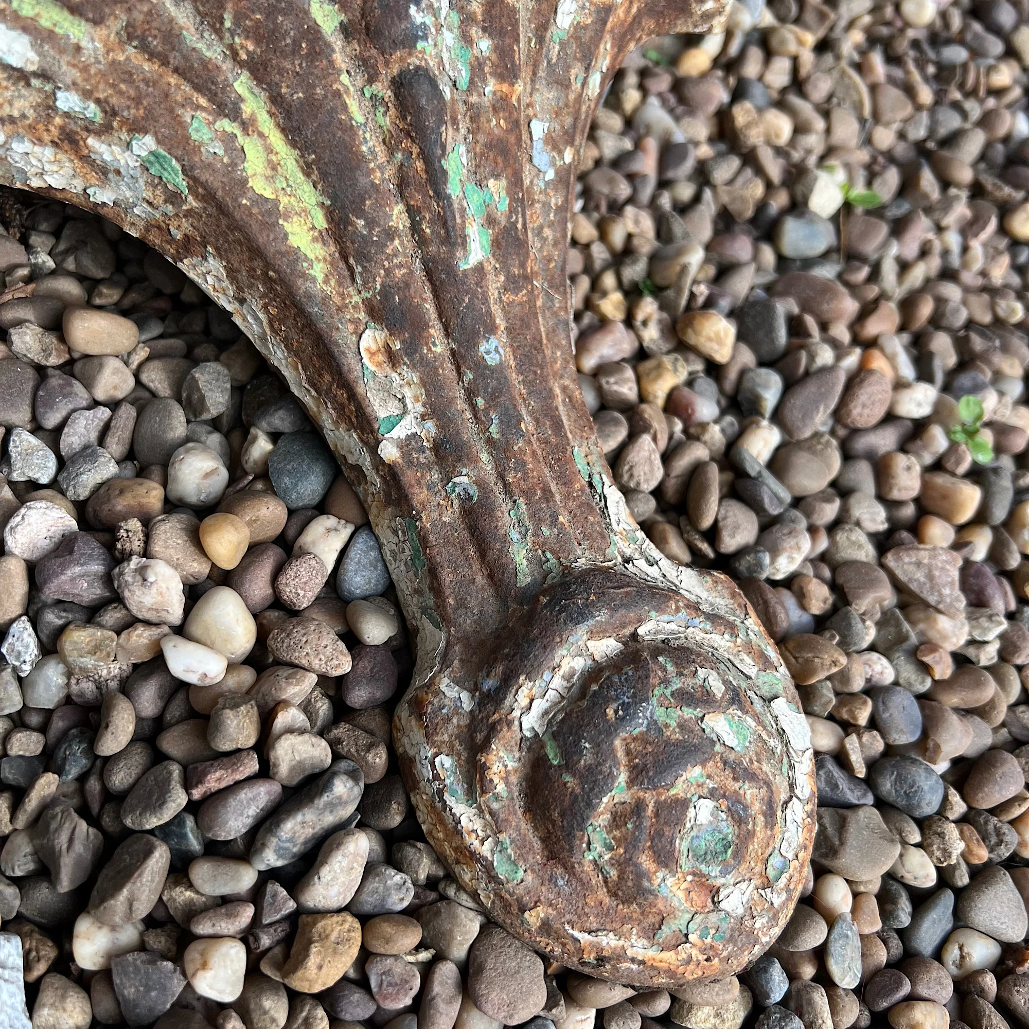 French Cast Iron Bistro Table c.1880 - Image 11