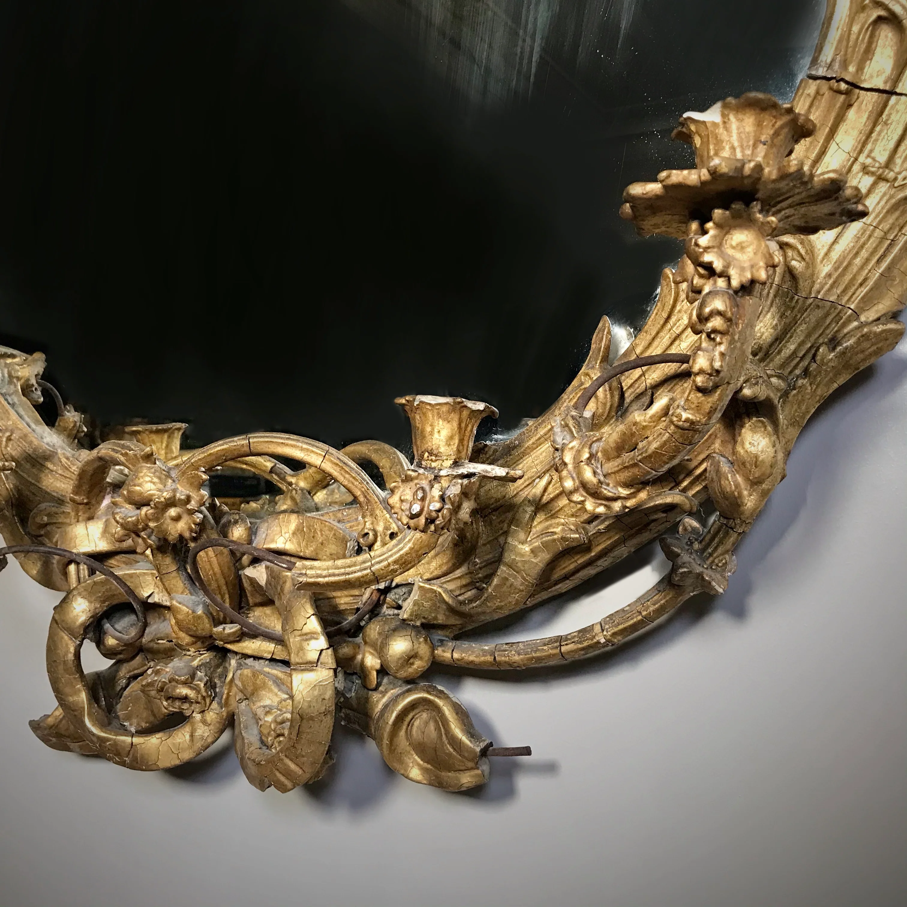 French Faux Bois Girondelle Mirror - Image 10