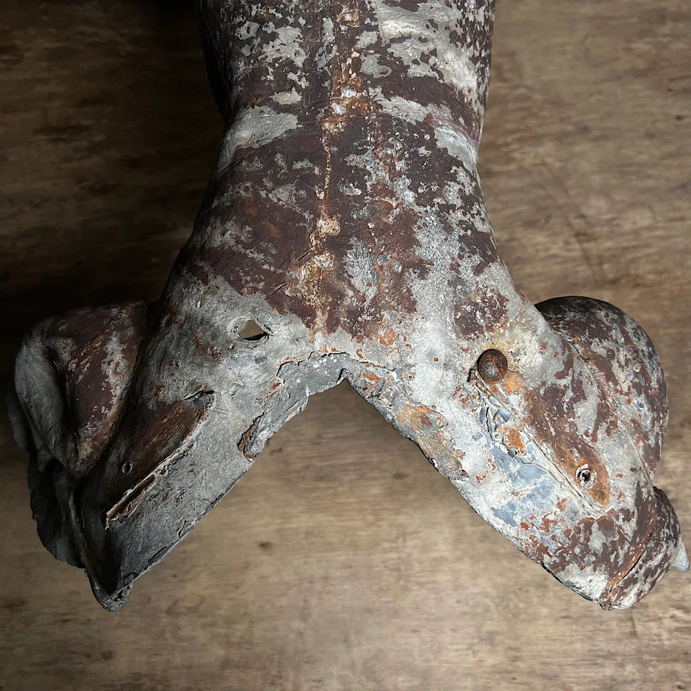 Gothic Revival Lead Gargoyle Hound c.1840 - Image 20