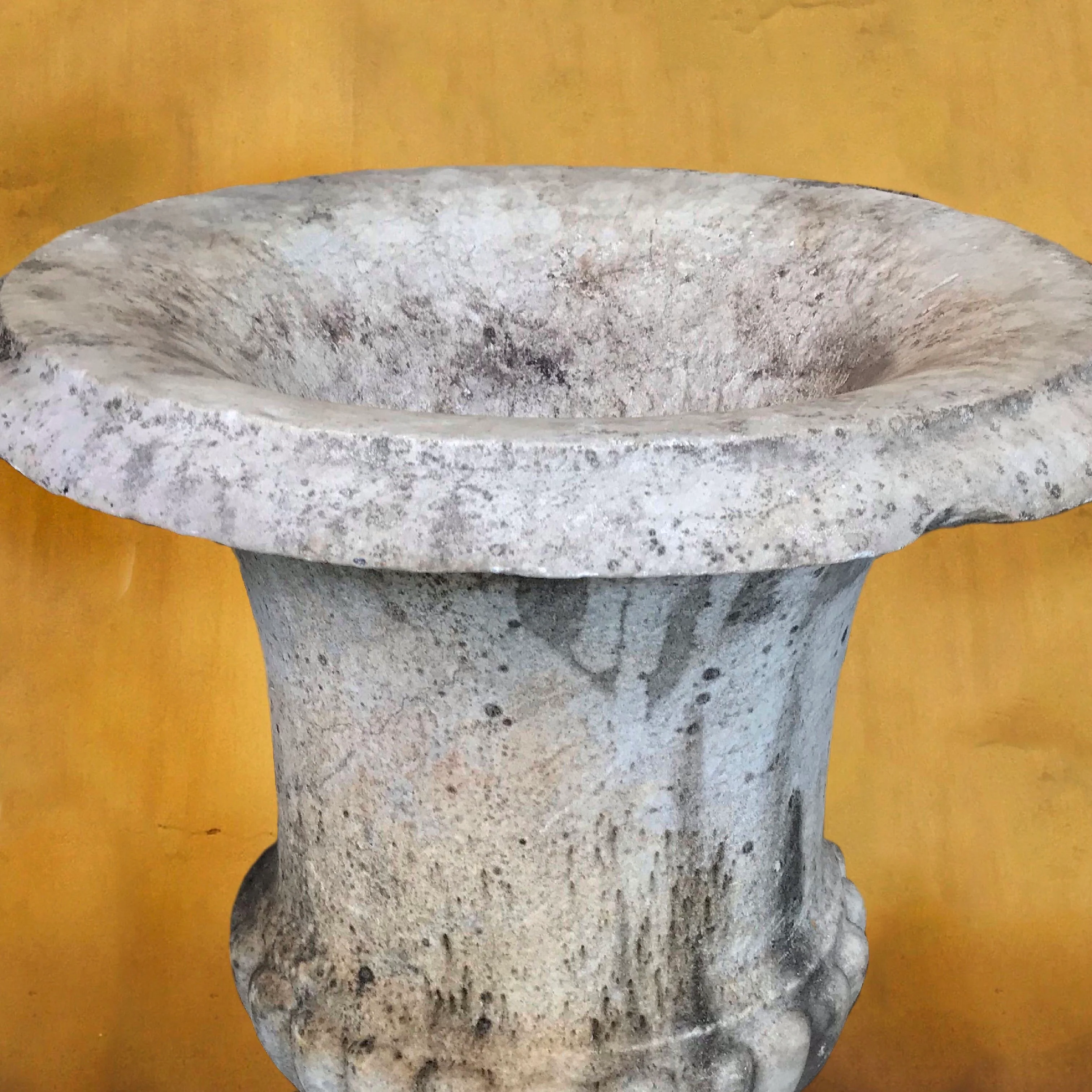 Huge Century Italian Grand Tour Carrara Marble Urn c.1790 - Image 3