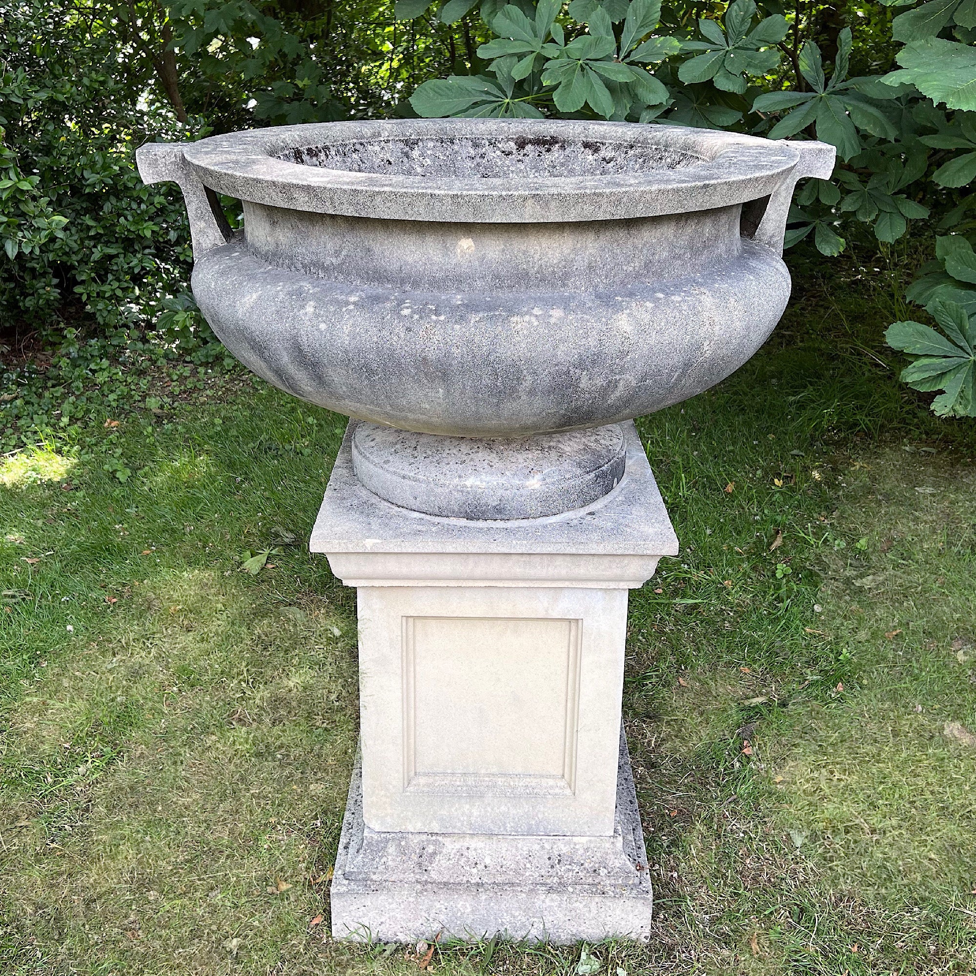 Huge Classical Centrepiece ‘Krater’ Urn & Plinth - Image 5
