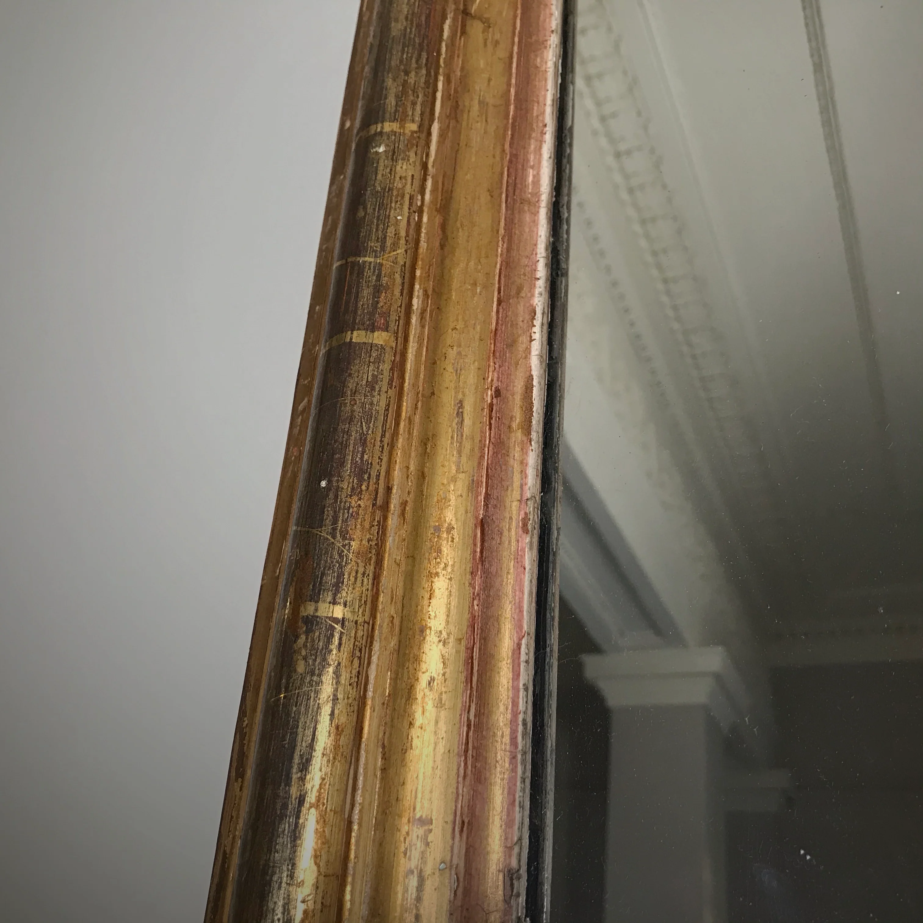 Huge-scale 10ft Saville Row Gilded Tailors’ Mirror c.1880 - Image 3