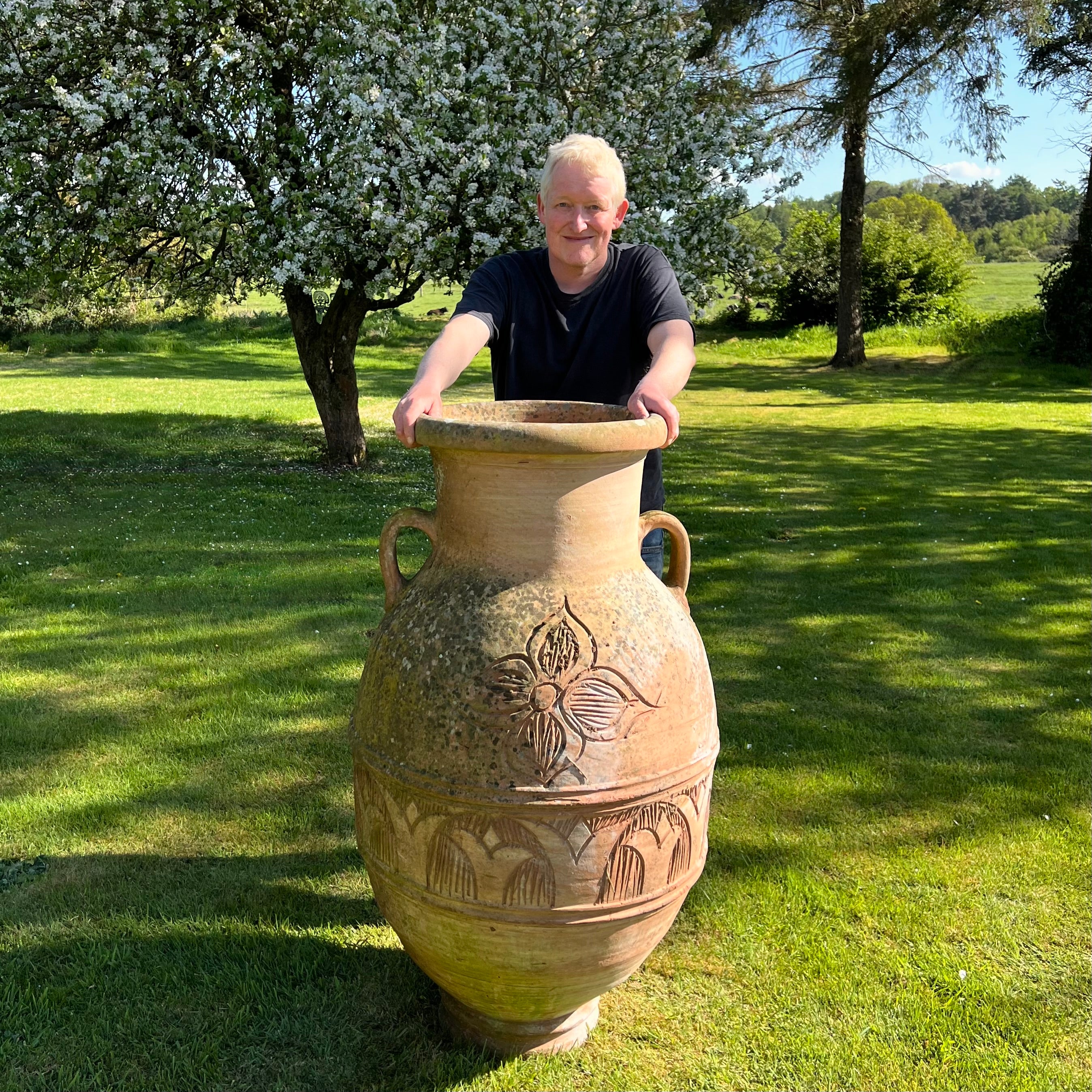 Huge Terracotta Amphora Jar - Image 17