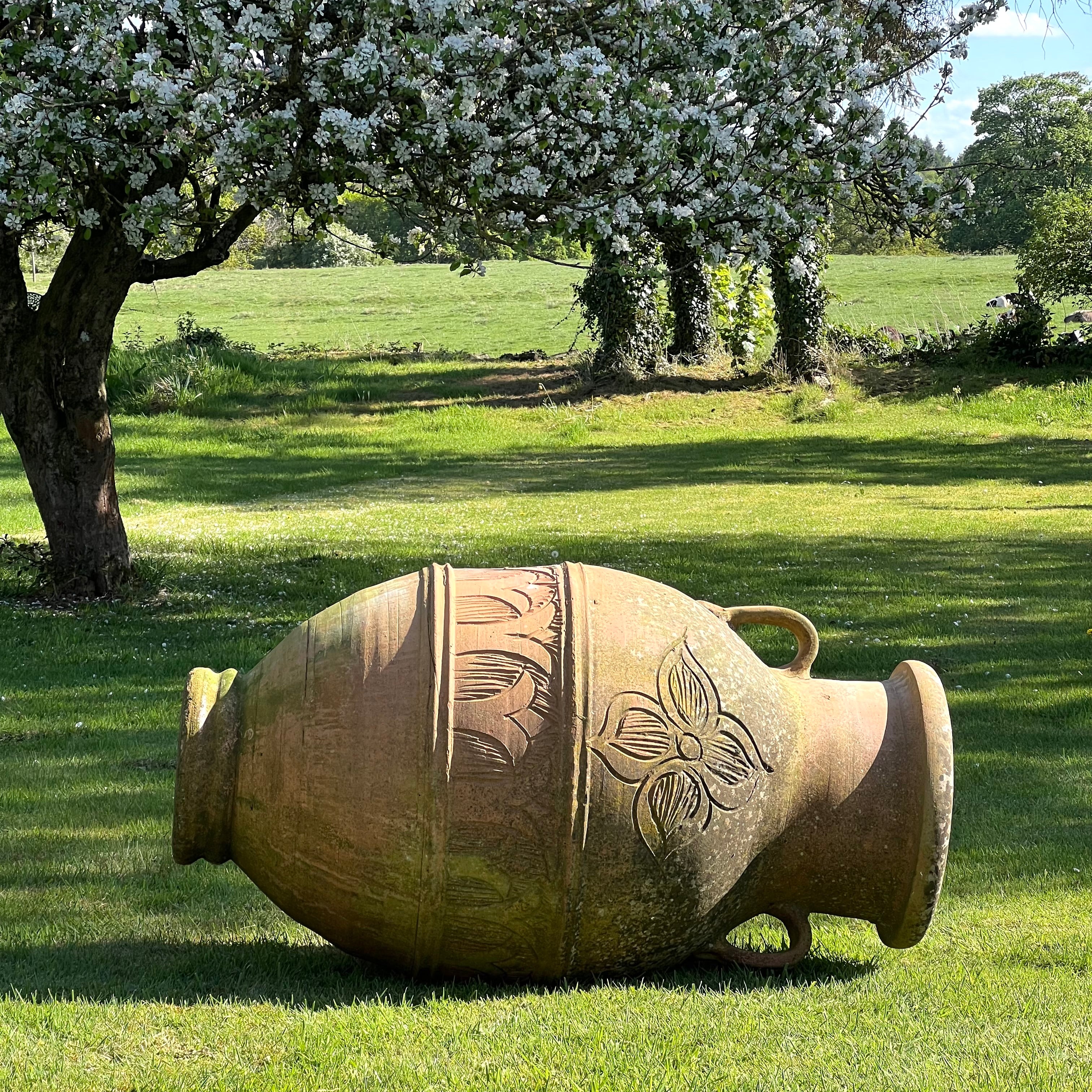 Huge Terracotta Amphora Jar - Image 4