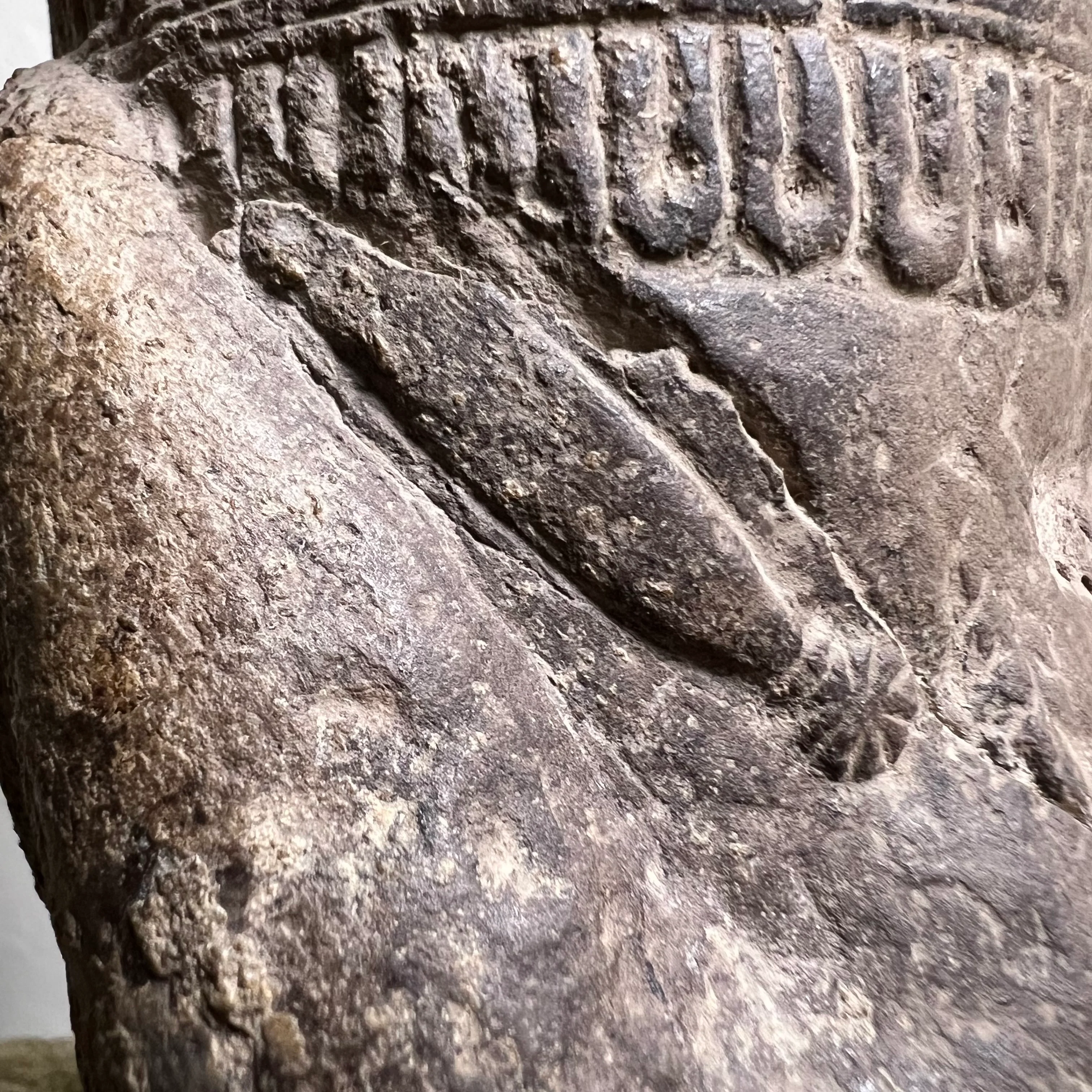 Iron Age Seated Stone Warrior 9th-6th Century BC - Image 9