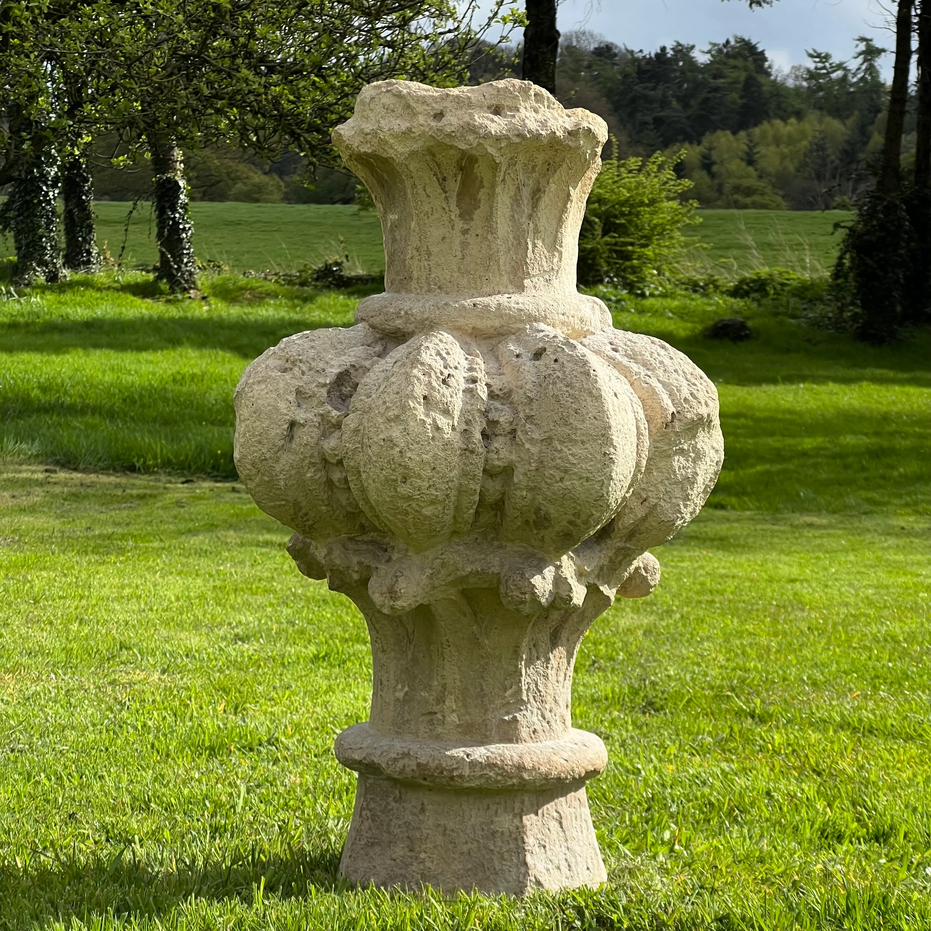 ‘Isabelline’ Pomegranate Finial from Granada c.1500-1520 - Image 4