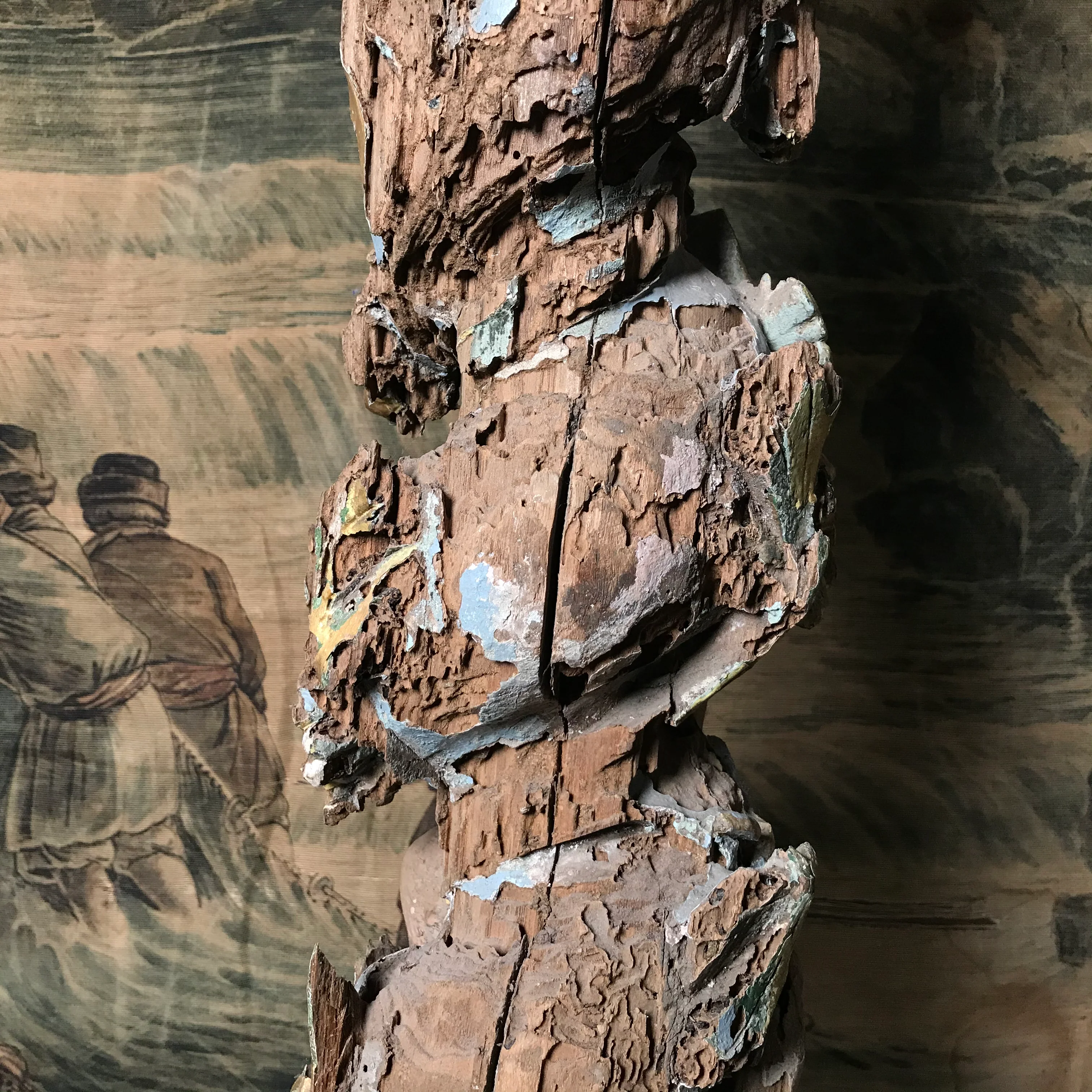 Italian Baroque Solomonic Column with Vines & Putti c.1720 - Image 9