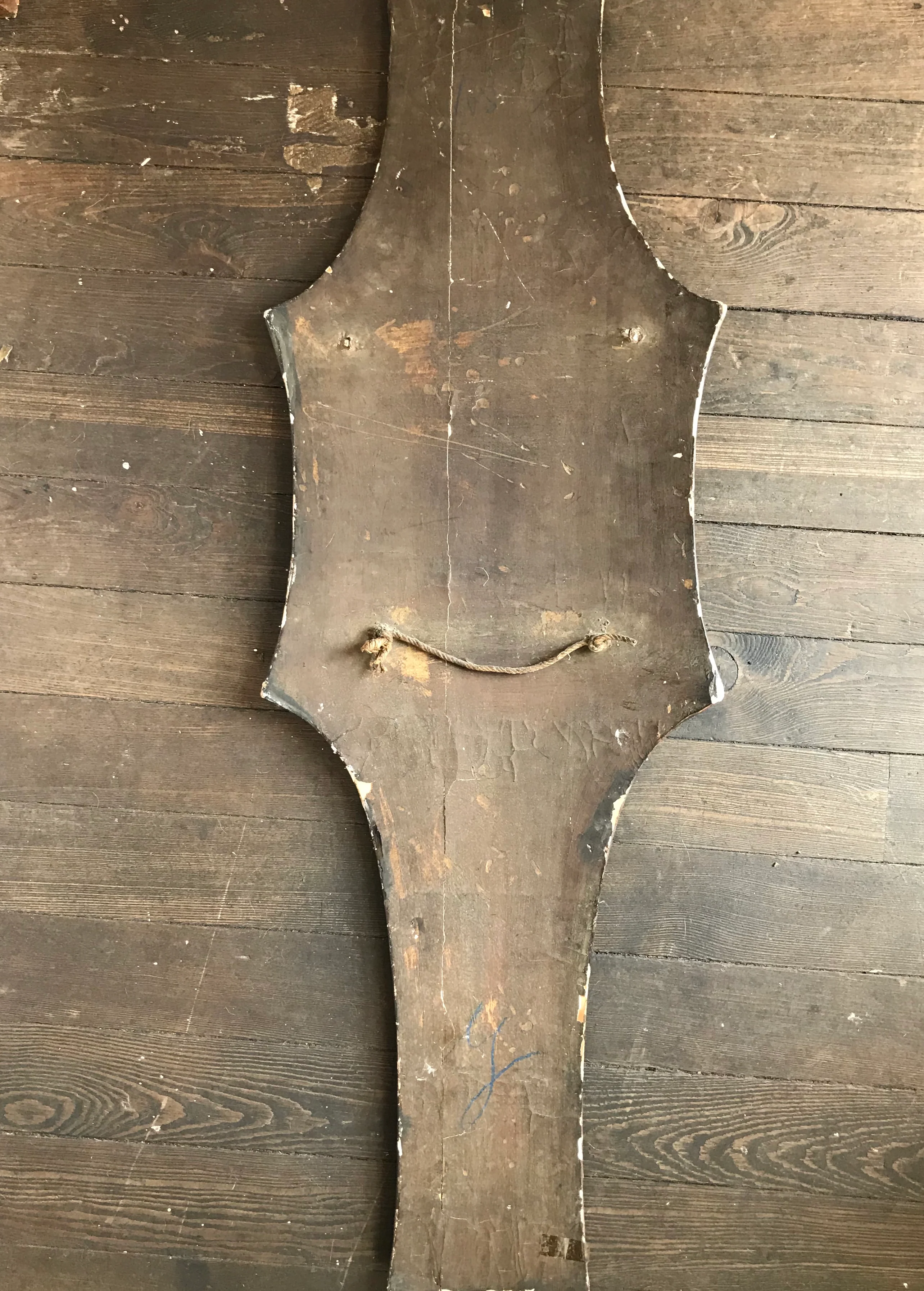 Early 19th c. Italian Renaissance Revival Pastiglia Heraldic Shield - Image 9