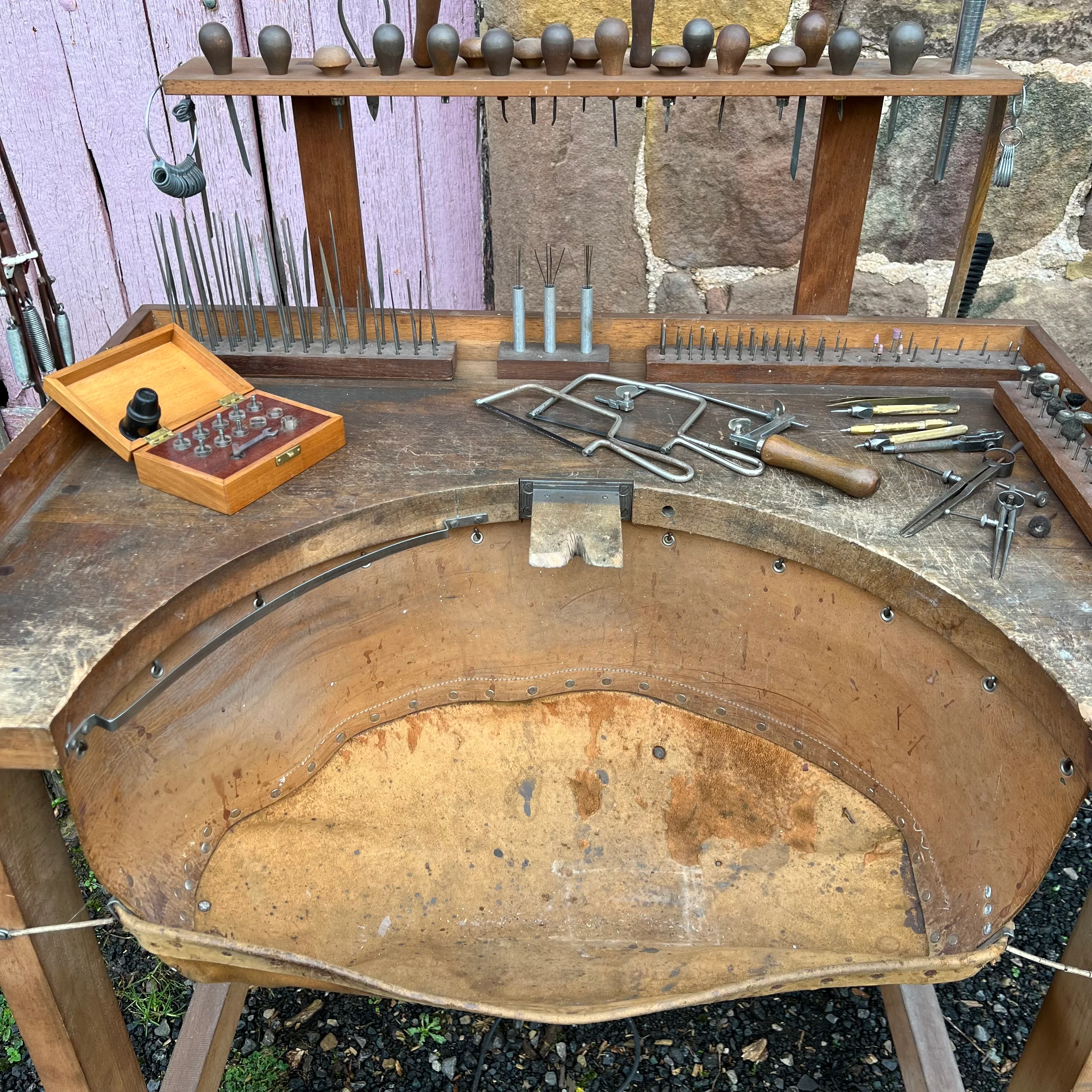 Jewellers Bench Mid 20th Century - Image 9