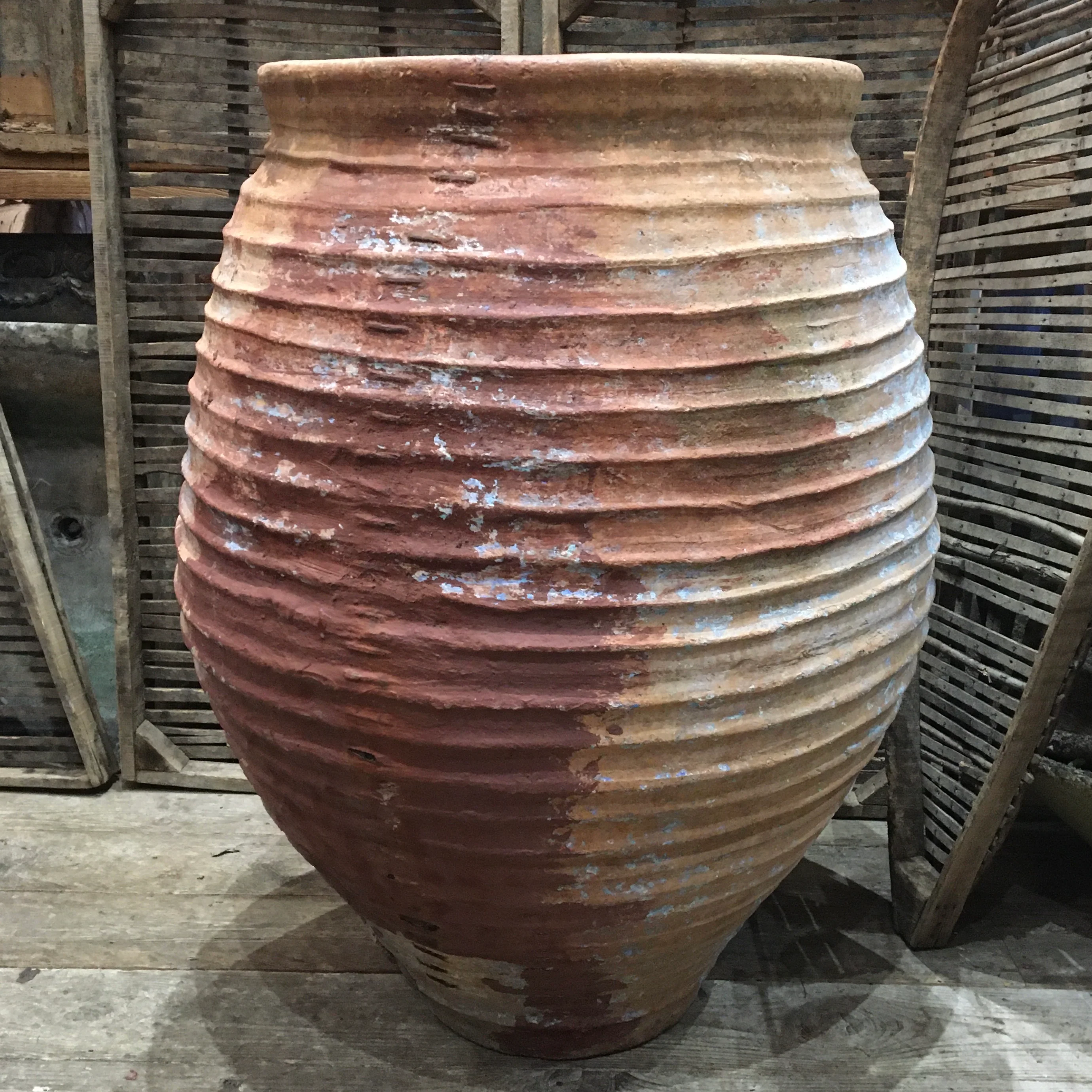 Large Antique Terracotta Beehive Storage Jar - Image 7