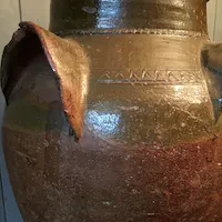 Large Spanish Terracotta Spanish ‘Tinaja’ Jar c.1750 - Image 5