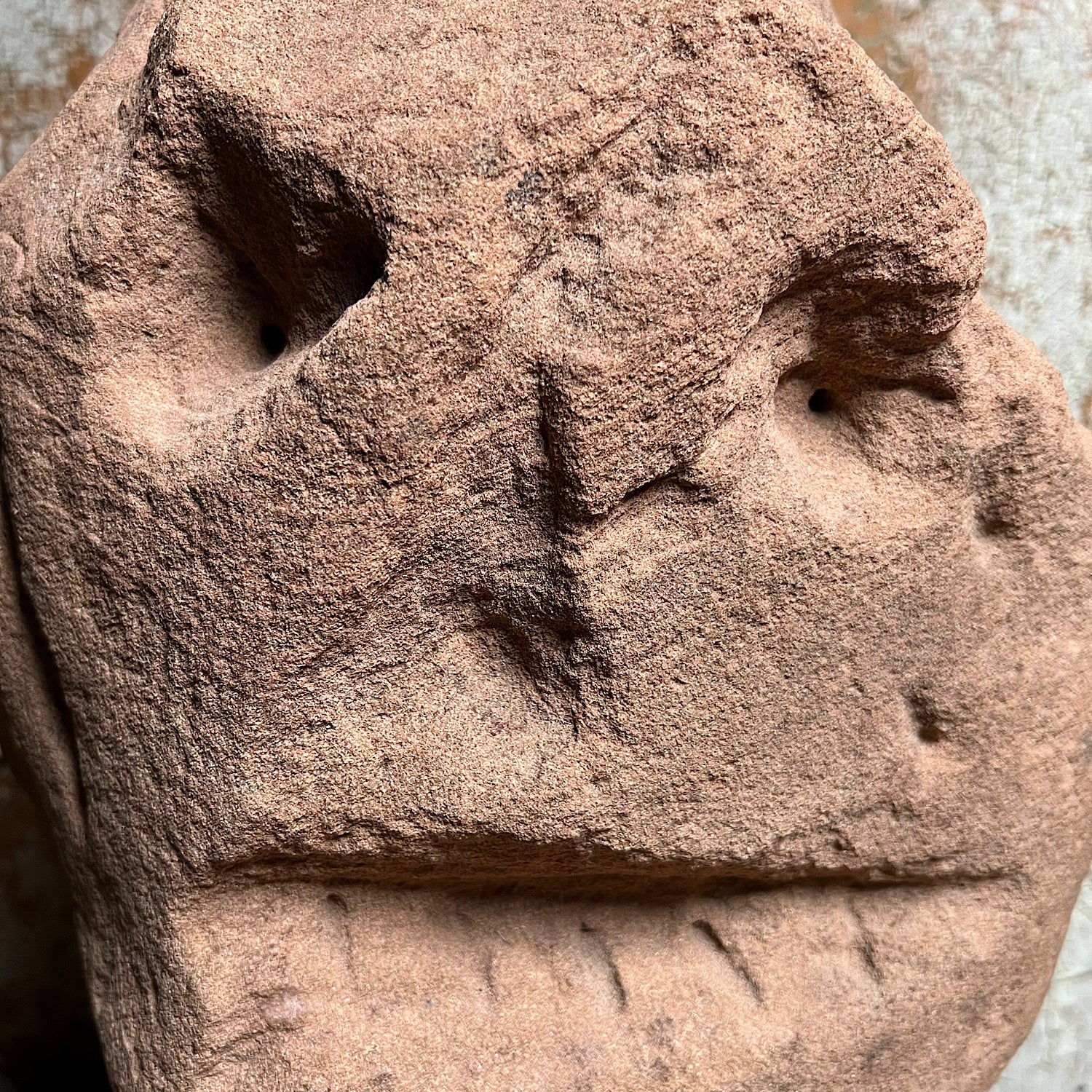 Large Celtic Stone Head - Image 17
