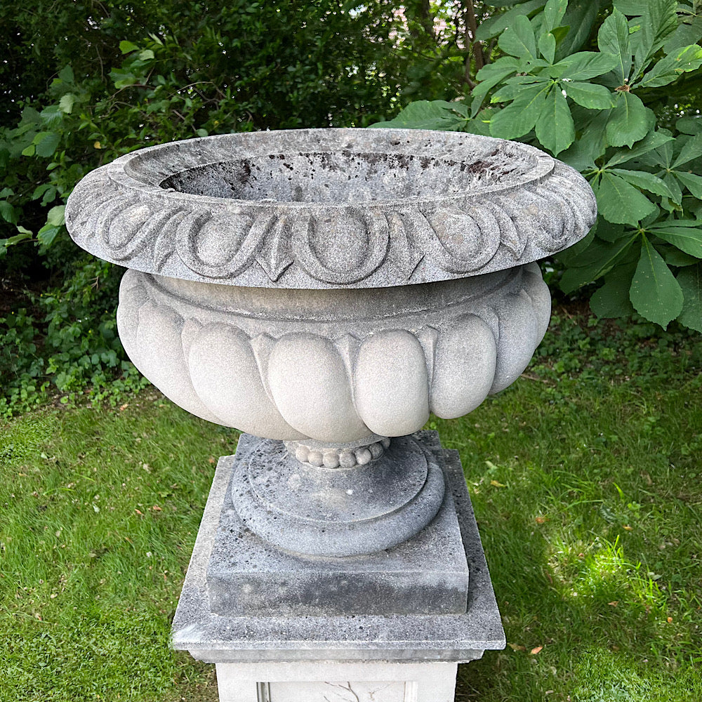 Large Centrepiece Urn & Plinth Late 20th Century - Image 4