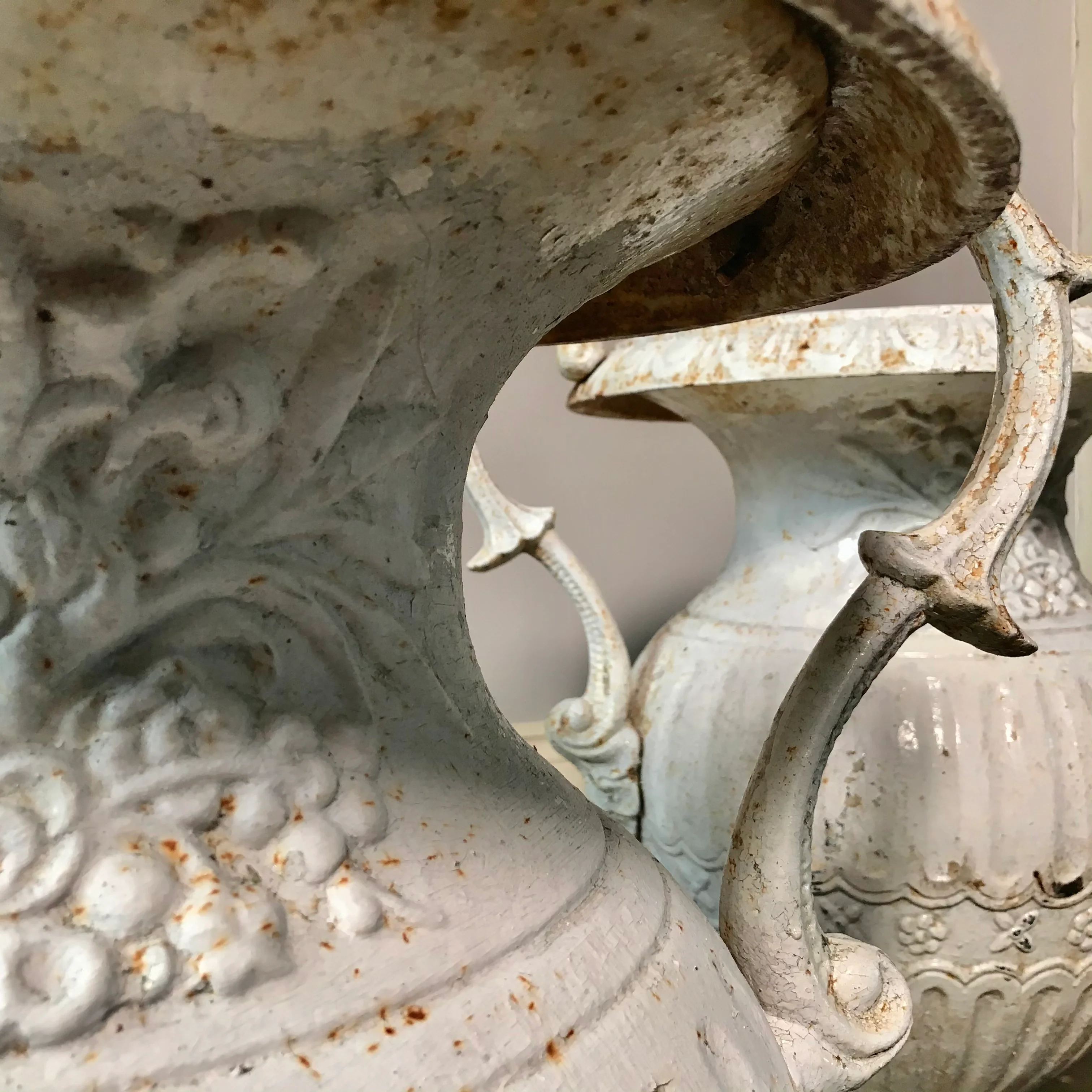 Large Pair of French Garden ‘Vase’ Urns 19th Century - Image 6