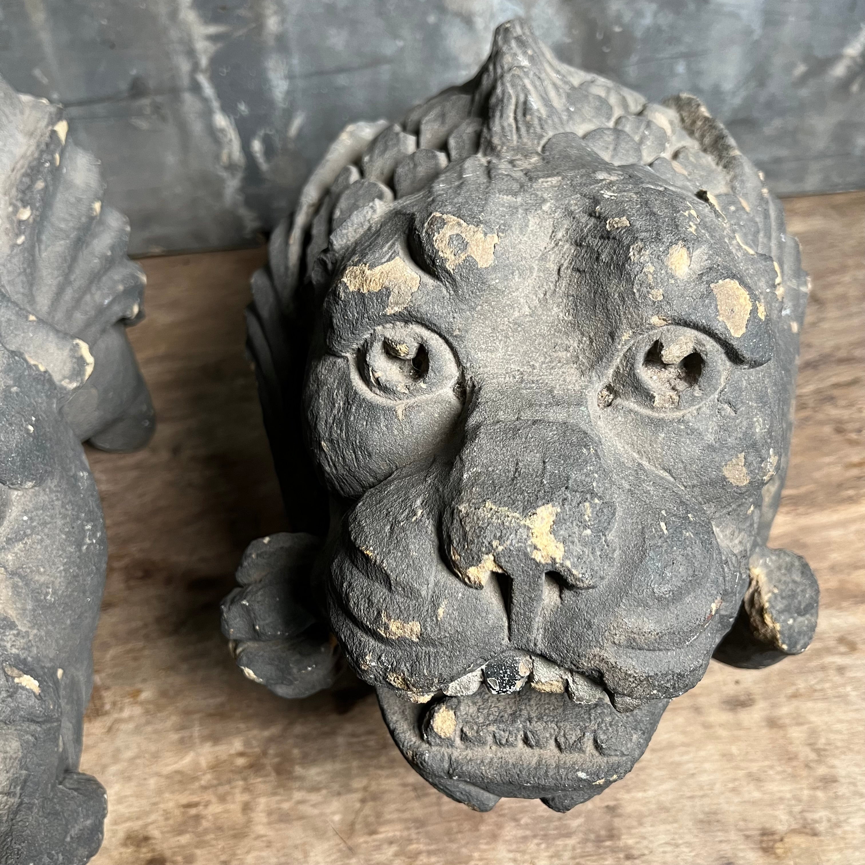 Large Pair of Gothic Revival Gargoyles - Image 36