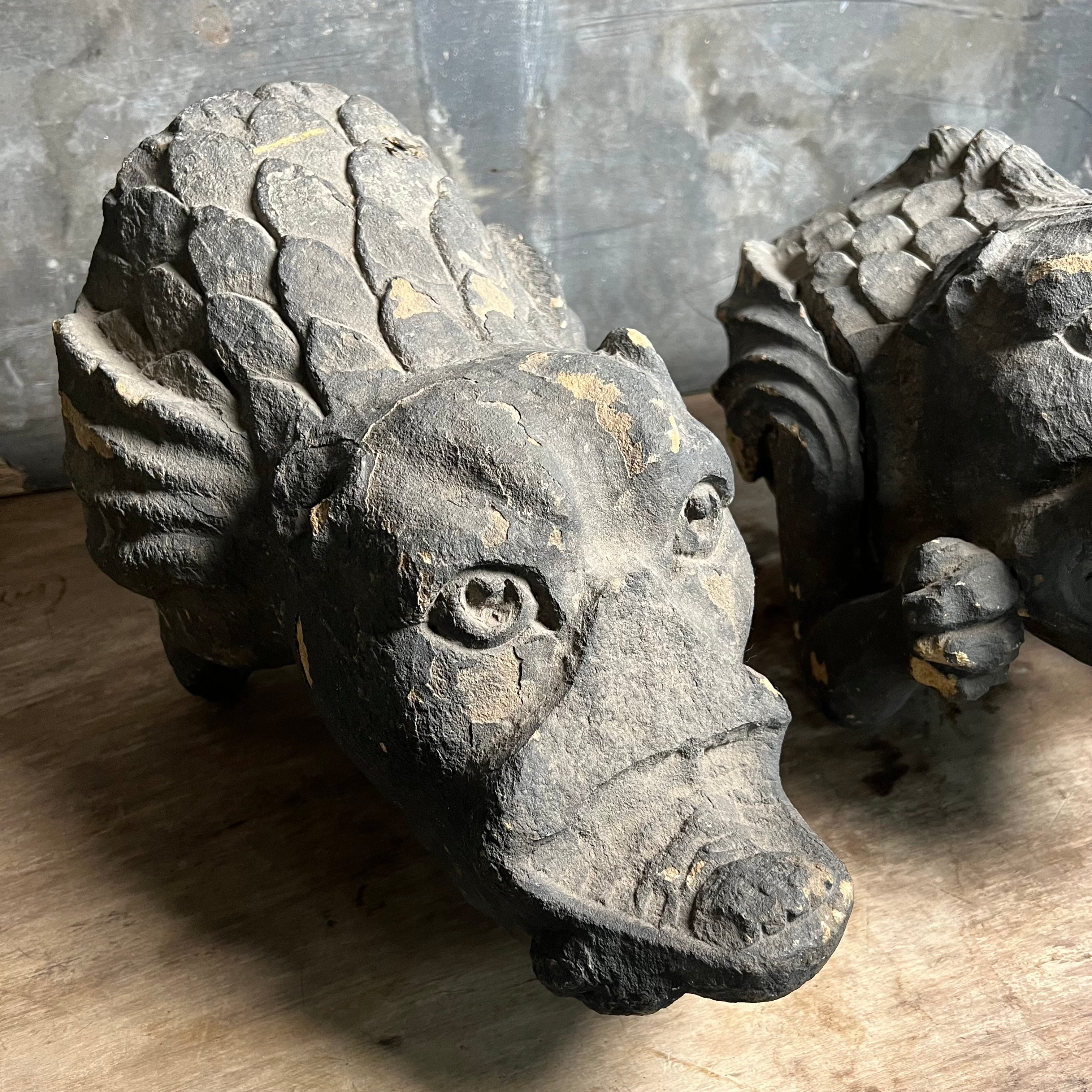 Large Pair of Gothic Revival Gargoyles - Image 38