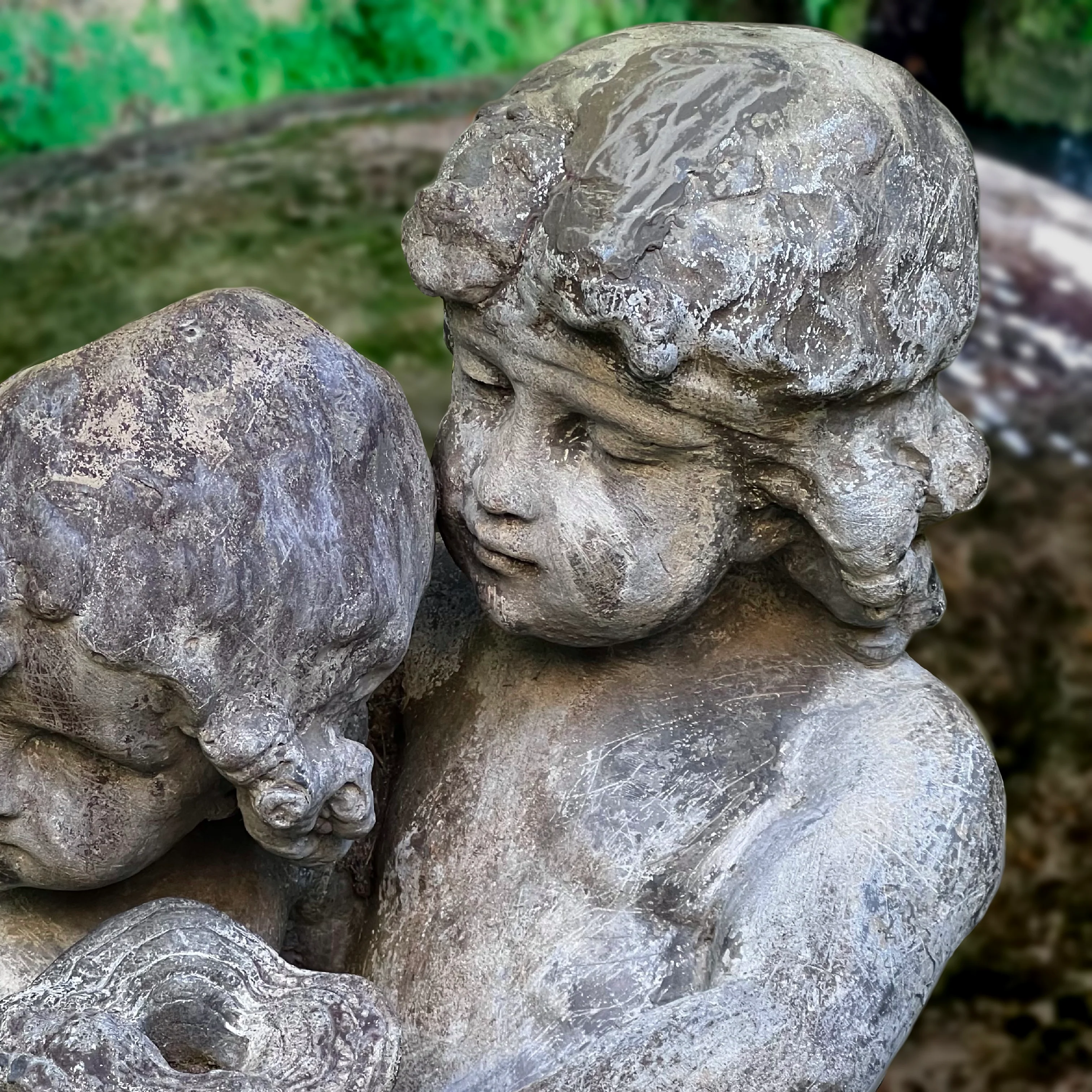 Lead Putti Duo Fountain c.1860 - Image 8
