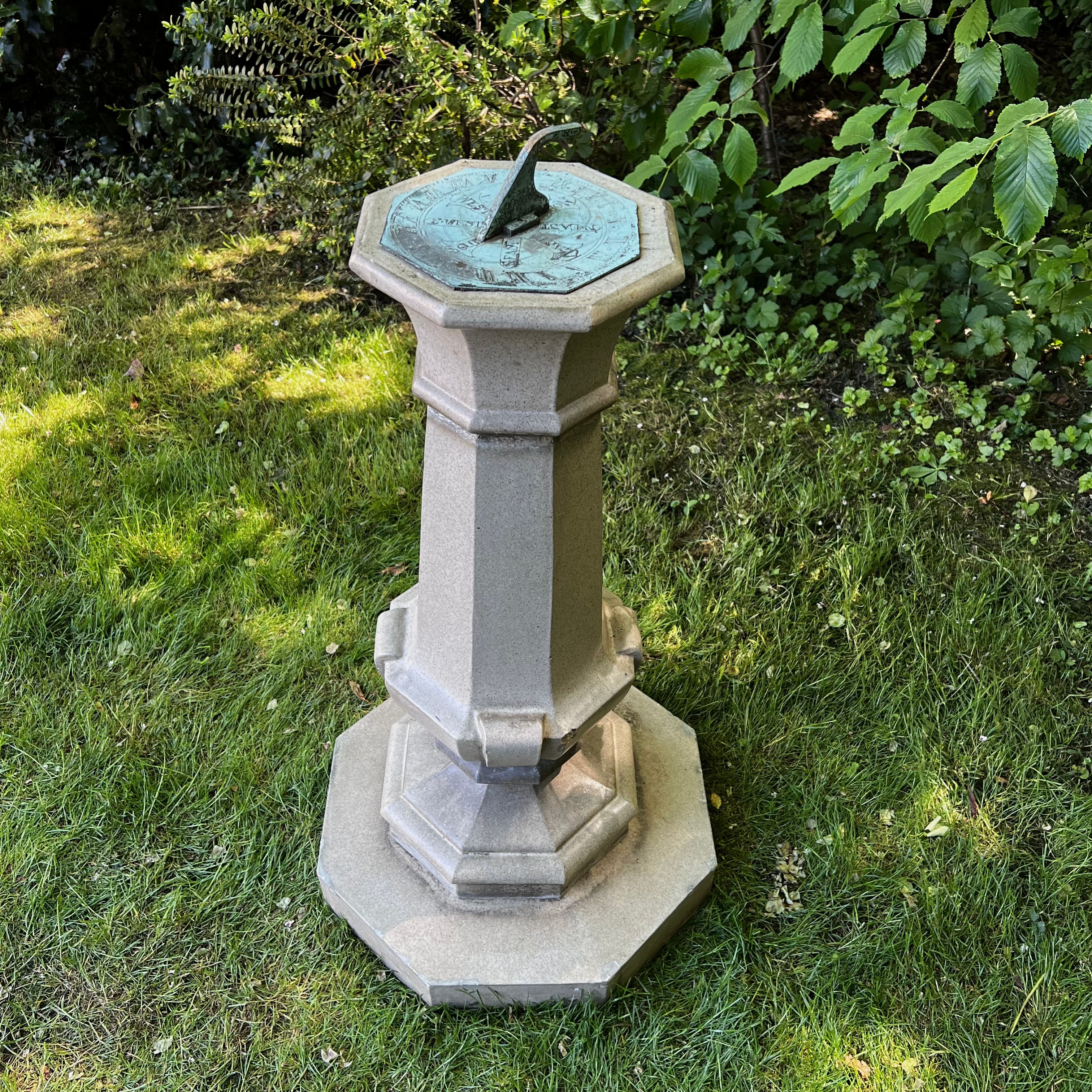 LEFCO Arts & Crafts Sundial c.1900 - Image 9