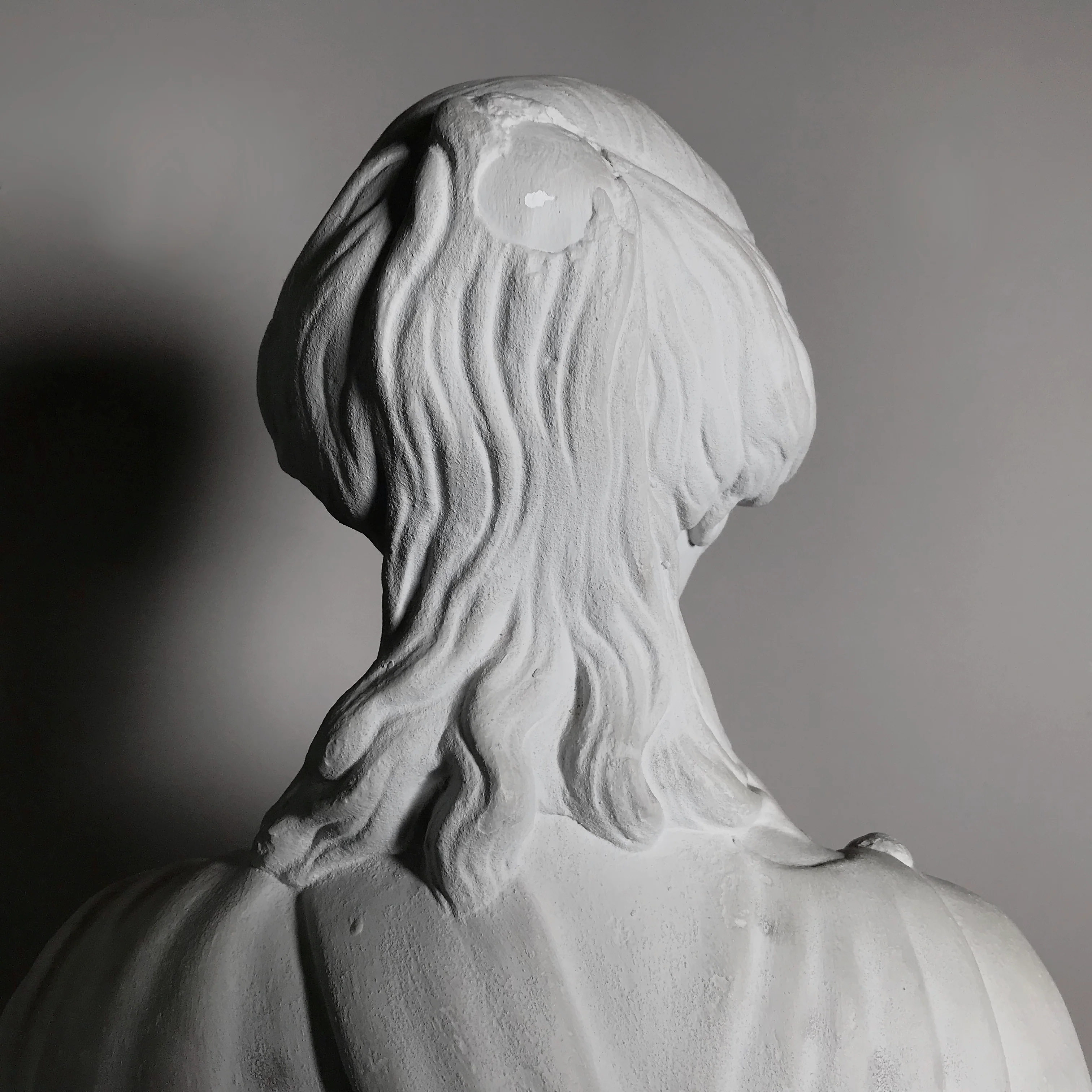 Life-size Regency Humphrey Hopper Plaster Statues of Athena and Demeter from Harewood House c.1815 - Image 12