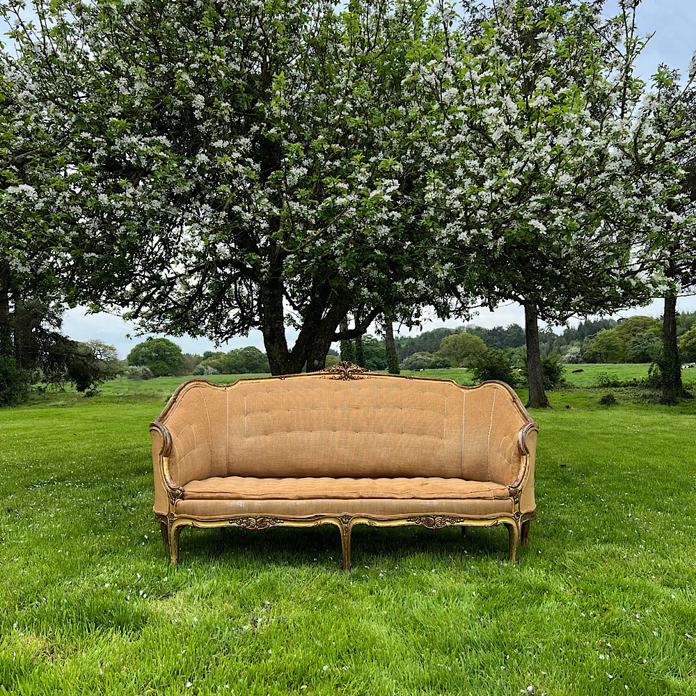 Louis XV period Canapé en Corbeille Settee 18th Century - Image 3