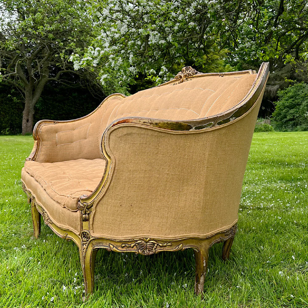 Louis XV period Canapé en Corbeille Settee 18th Century - Image 5