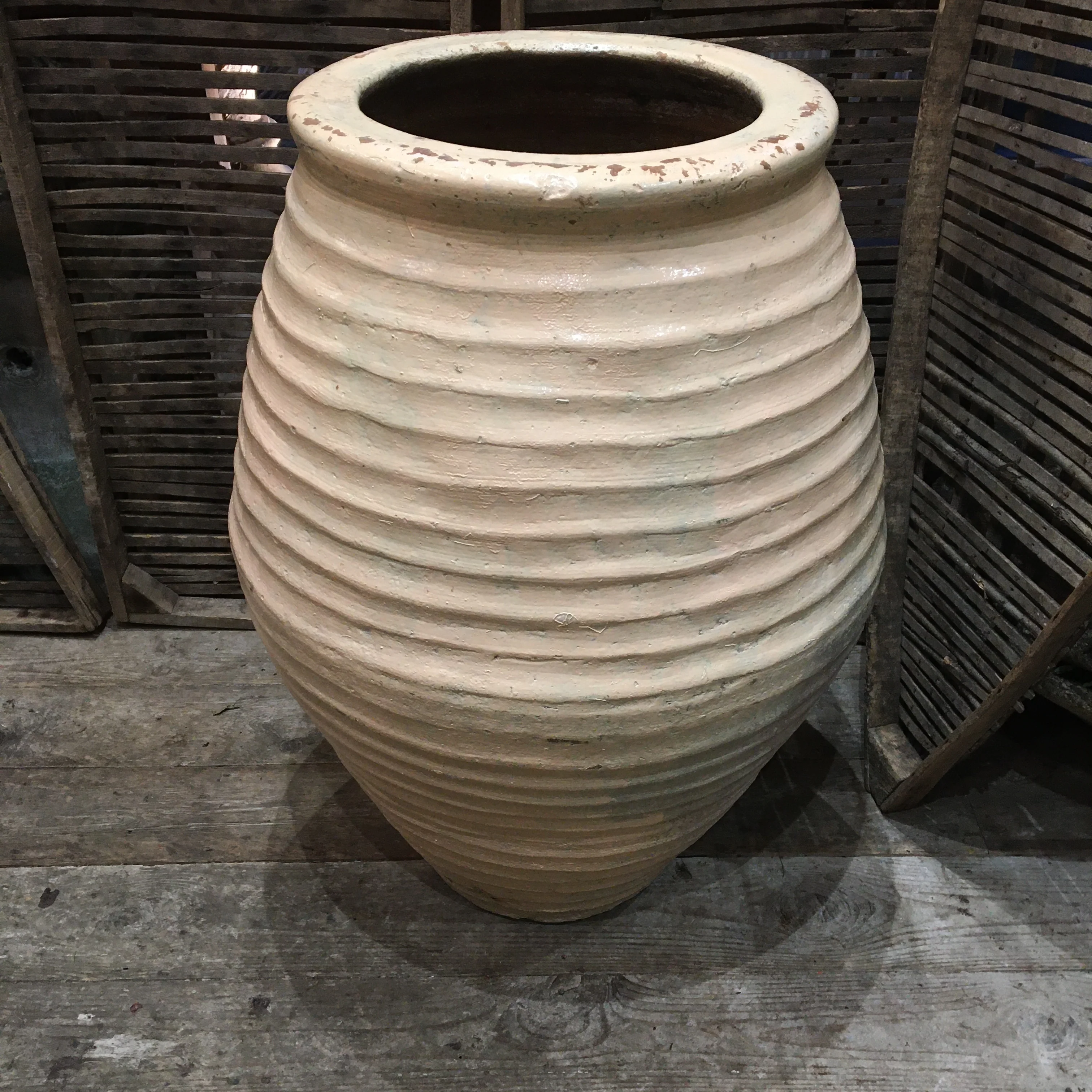 Large Antique Terracotta Beehive Storage Jar - Image 2
