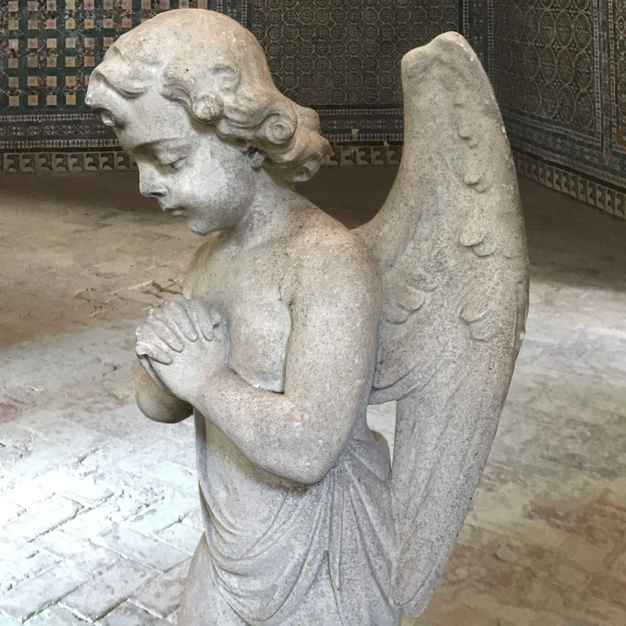 Marble Angel c.1880 - Image 3