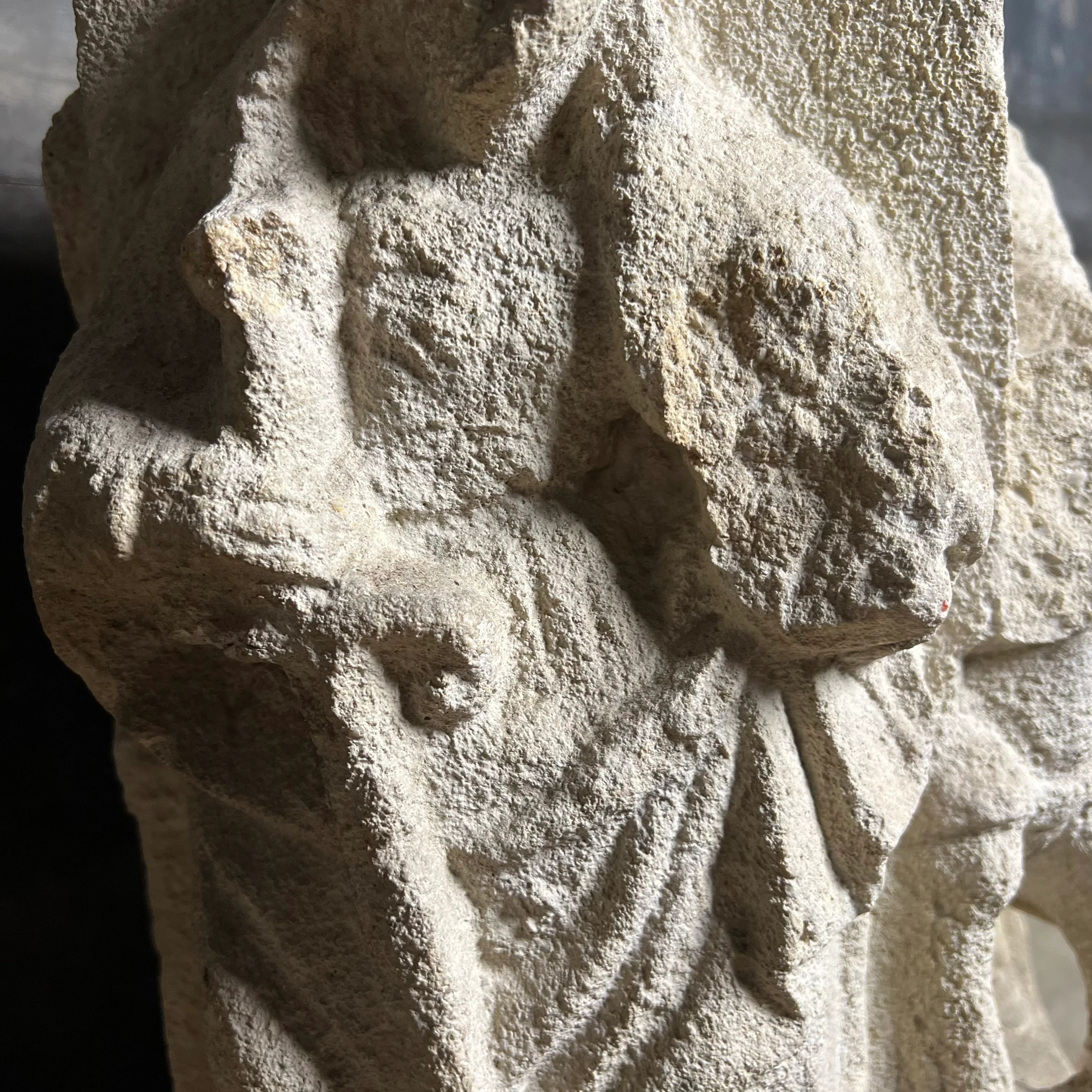 A Four-Sided French Gothic Limestone Capital or Pedestal from a Shrine or Chapel, Northern France, c.1280–1350 - Image 32